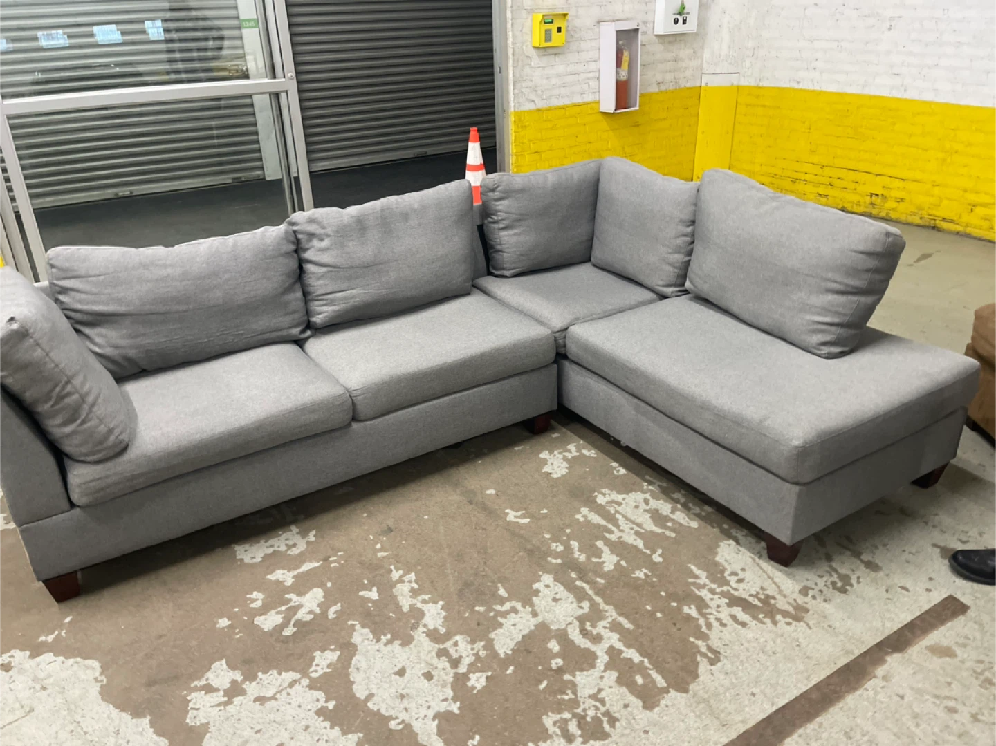Grey Sectional Sofa with delivery - photo 2