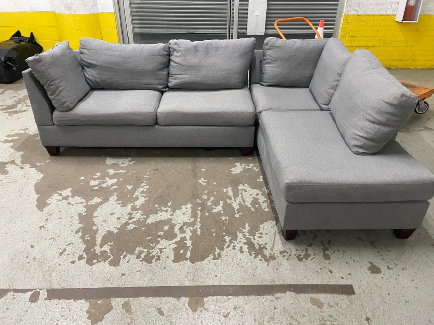 Gray Sectional Sofa Couch