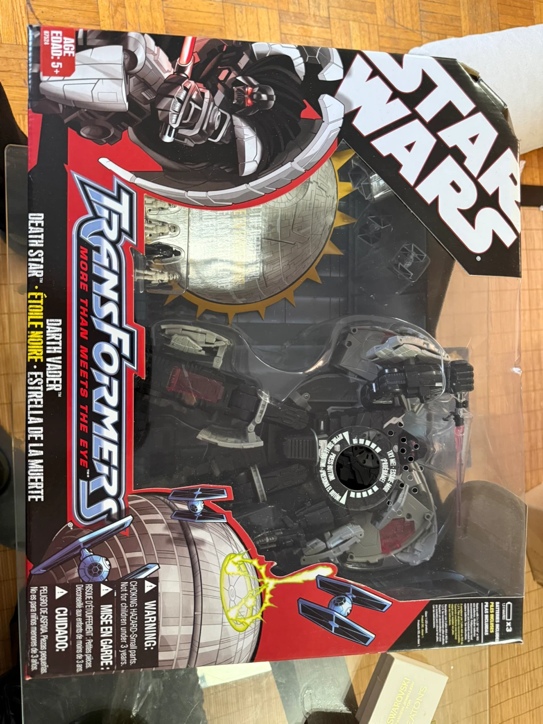 Transformers Star Wars Darth Vader Death Star Figure 2007 - photo 2