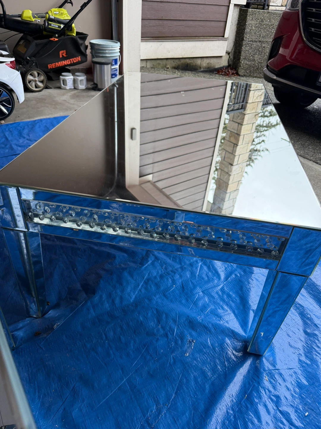 Free Mirrored Tables Coffee Table Side Table - photo 5