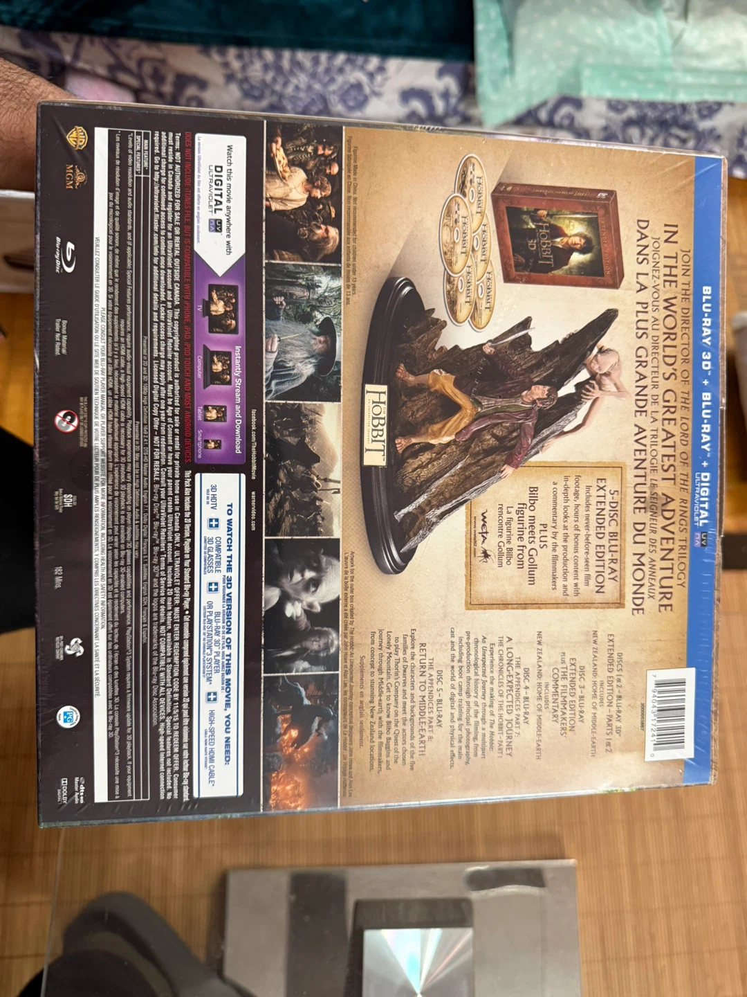 The Hobbit An Unexpected Journey Extended Edition Blu-Ray - photo 3