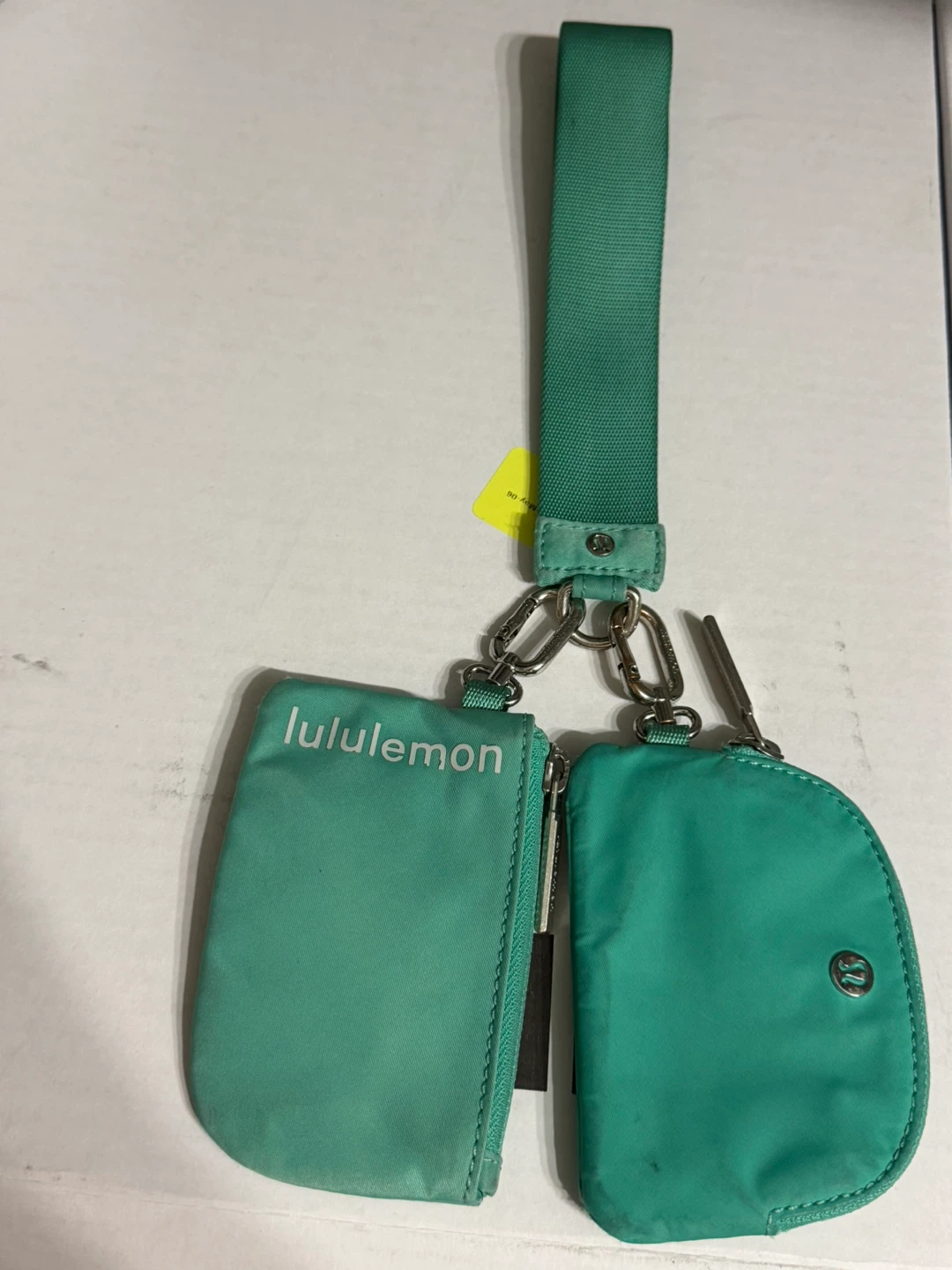 Lululemon Teal Wristlet Pouch Set