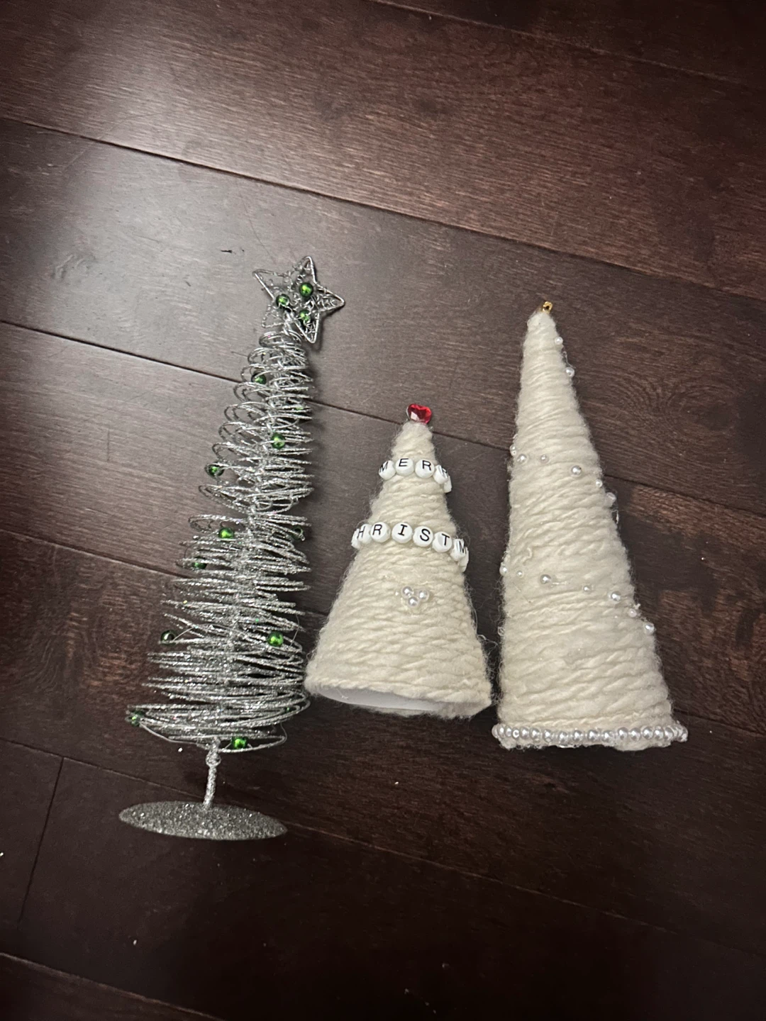Set of 3 Decorative Christmas Trees