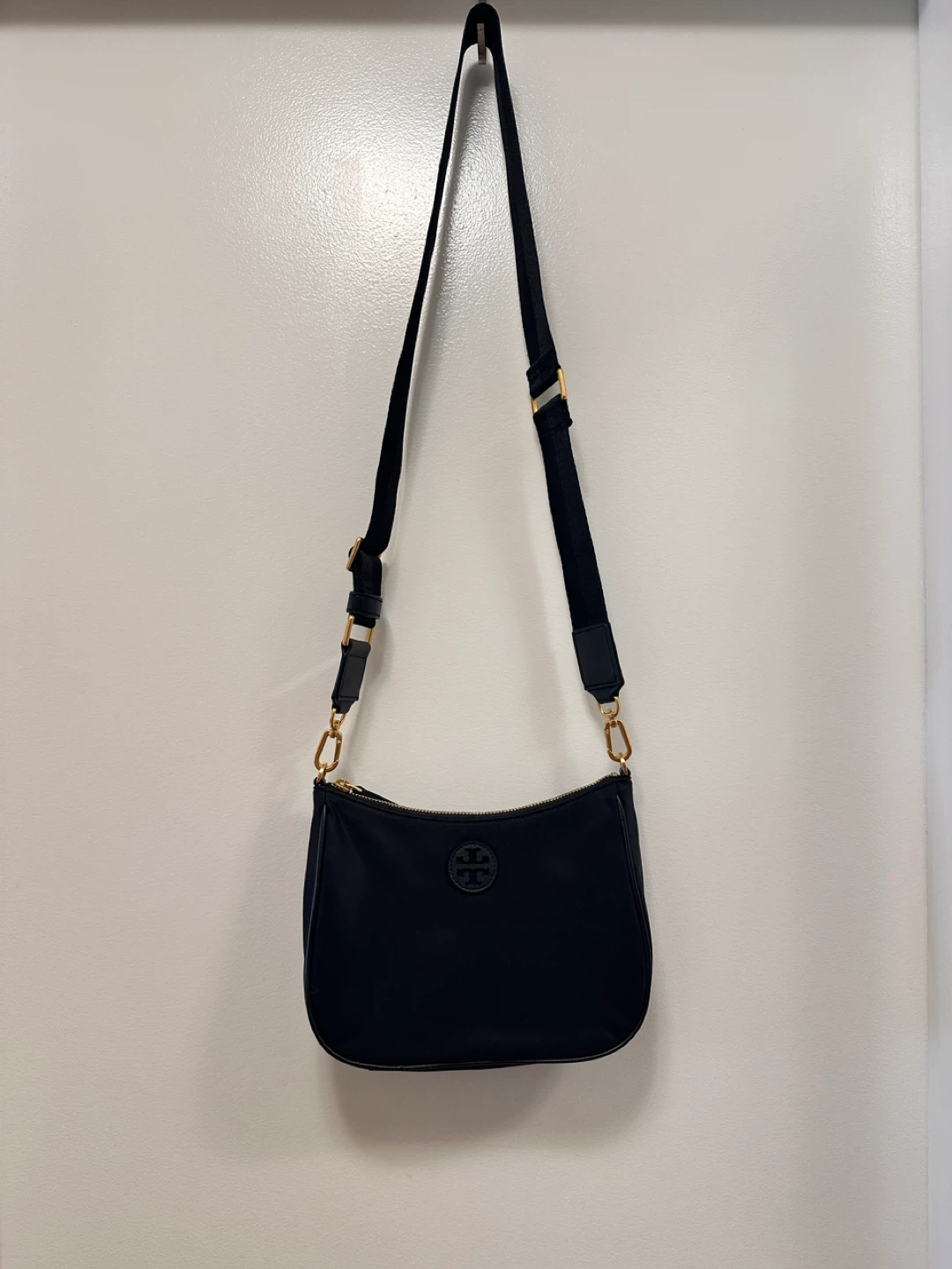 Tory Burch Black Nylon Small Shoulder Bag with Dust Bag - photo 3