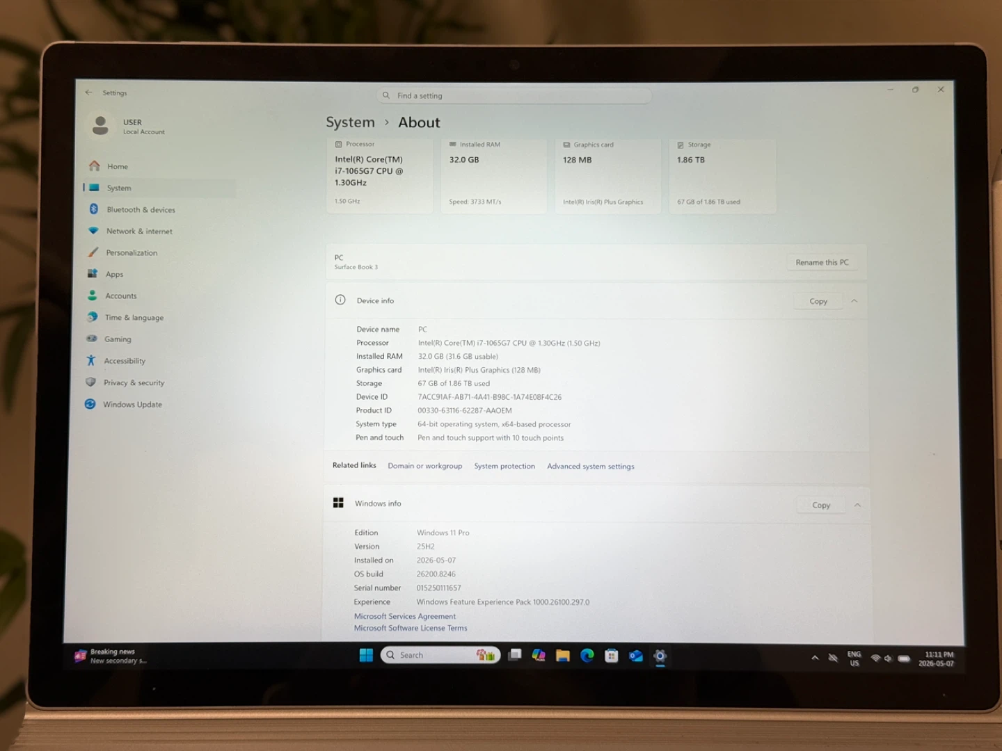 Microsoft Surface Book 3 15" 2TB SSD 32GB RAM + Pen - photo 5