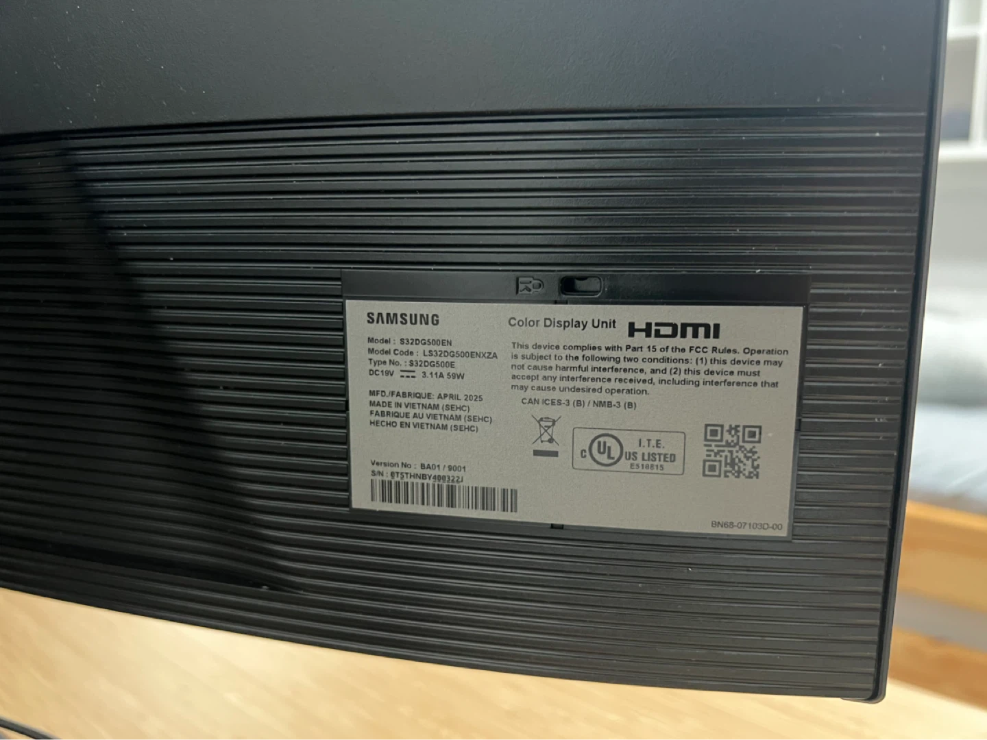 Samsung 32" Odyssey G55C QHD Gaming Monitor - photo 2