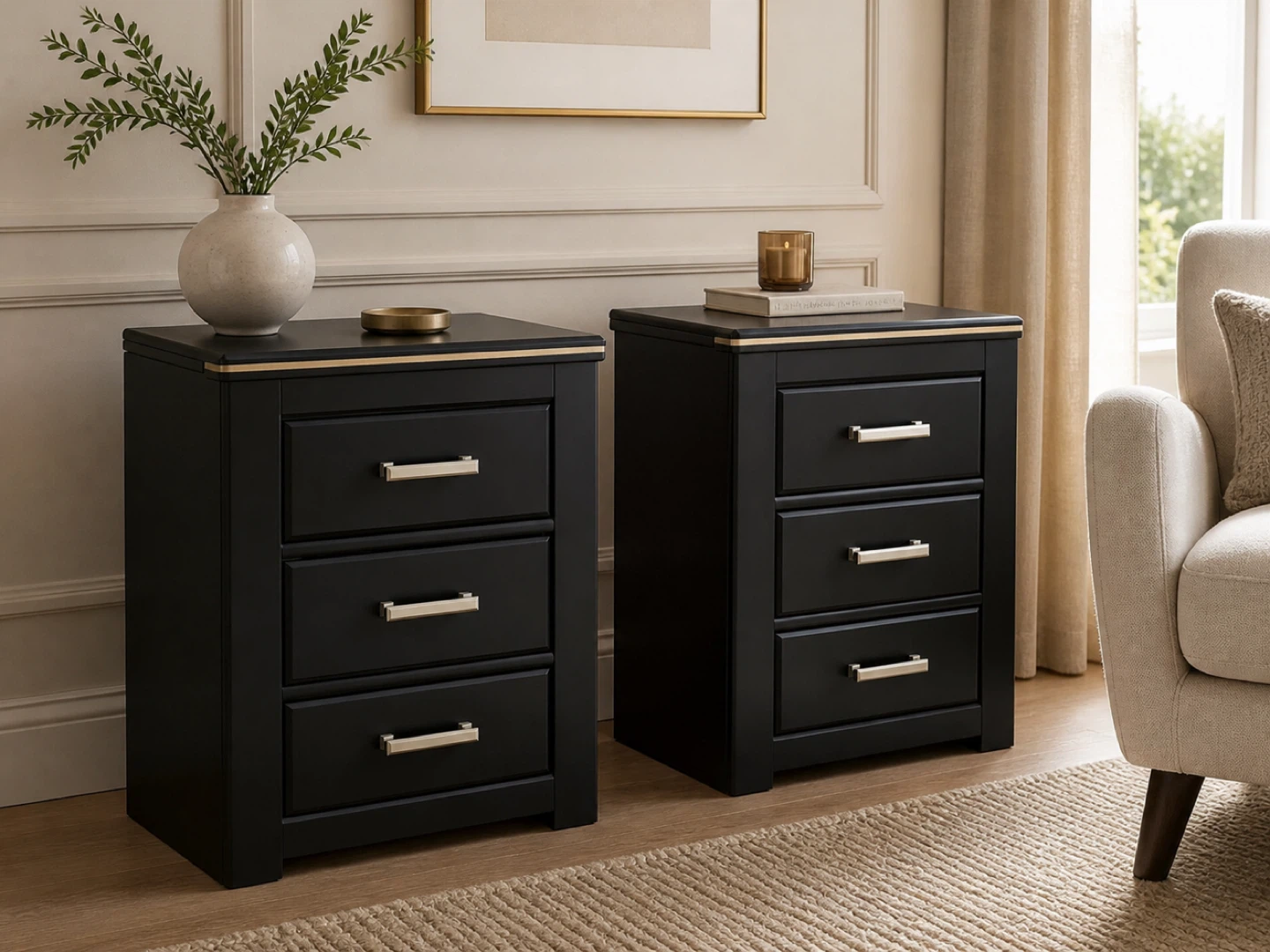 King Size Nightstand Set - photo 2