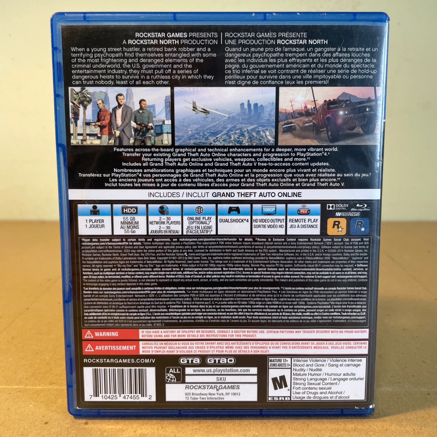 Grand Theft Auto 5 PS4 Game - photo 3