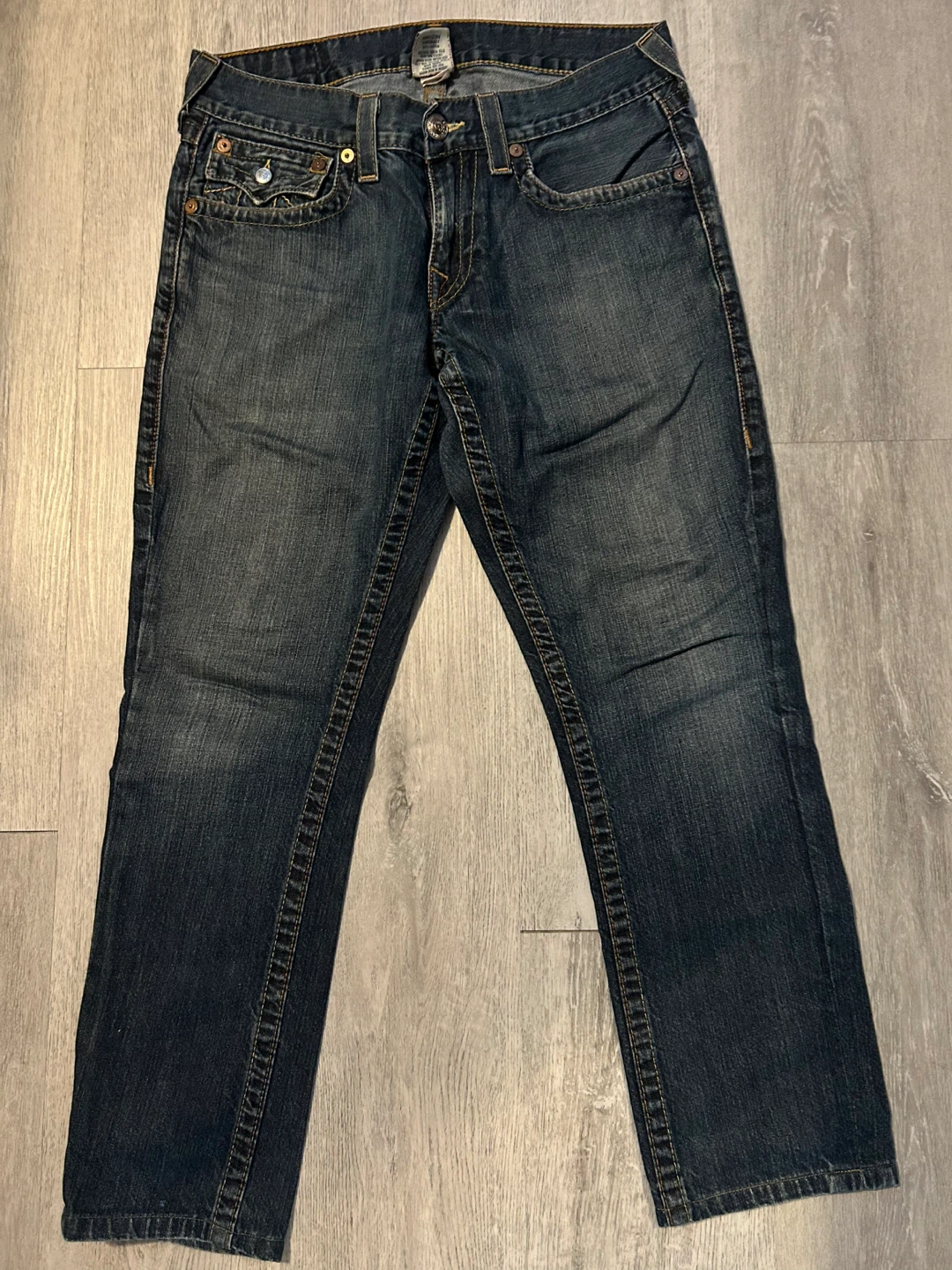 True Religion Straight Section Jeans