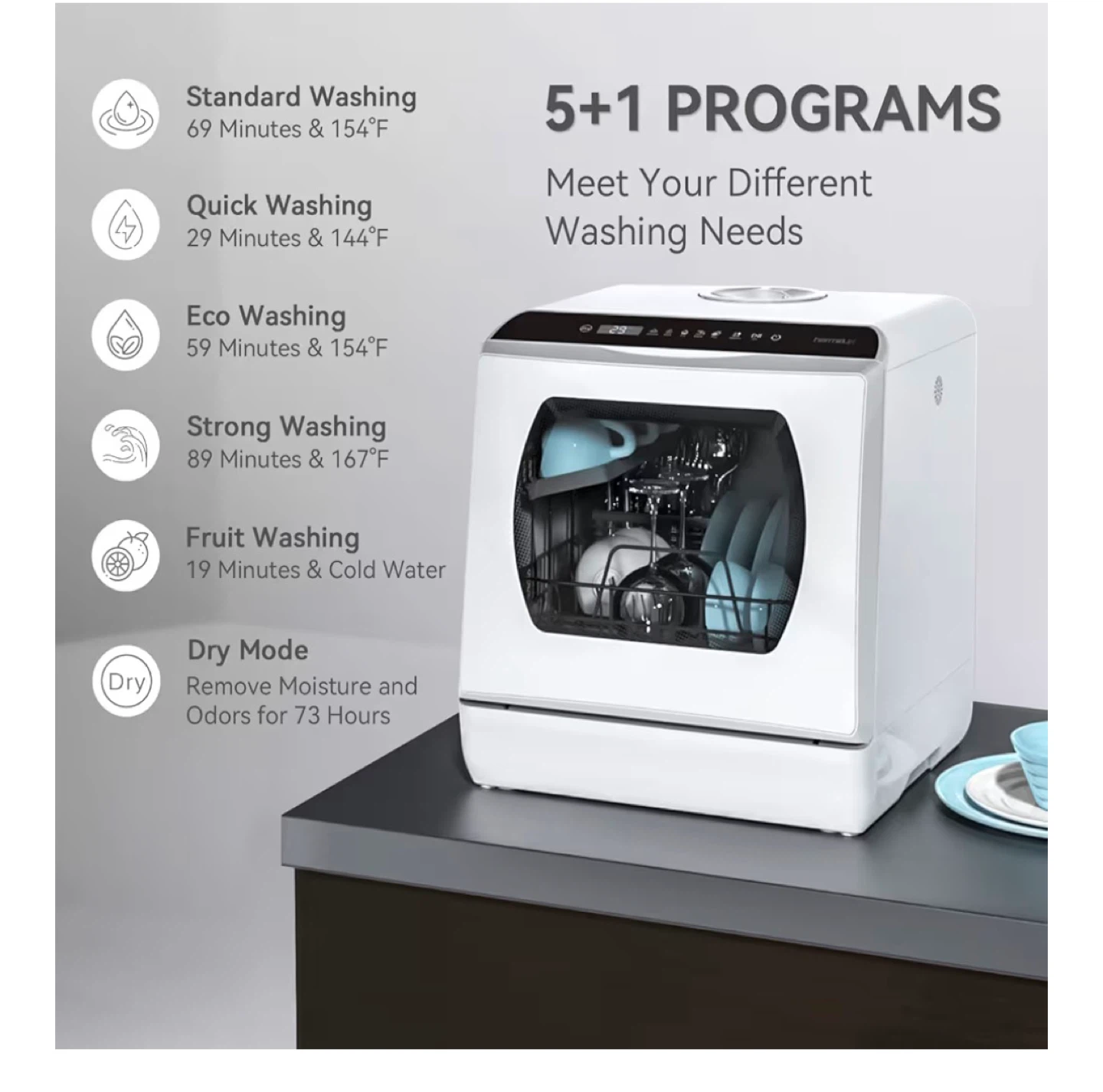 Homelux Countertop Dishwasher - photo 4