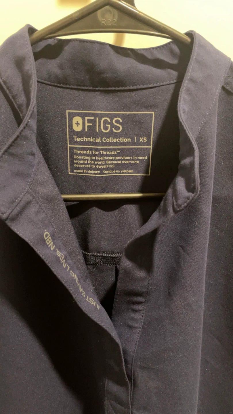 Figs rafaela navy top xs - photo 3