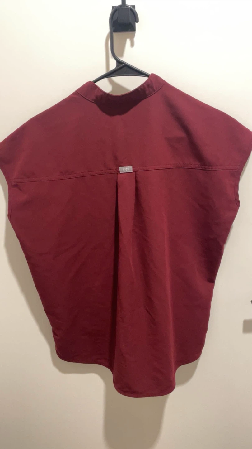 Figs rafaela top burgundy xs - photo 4