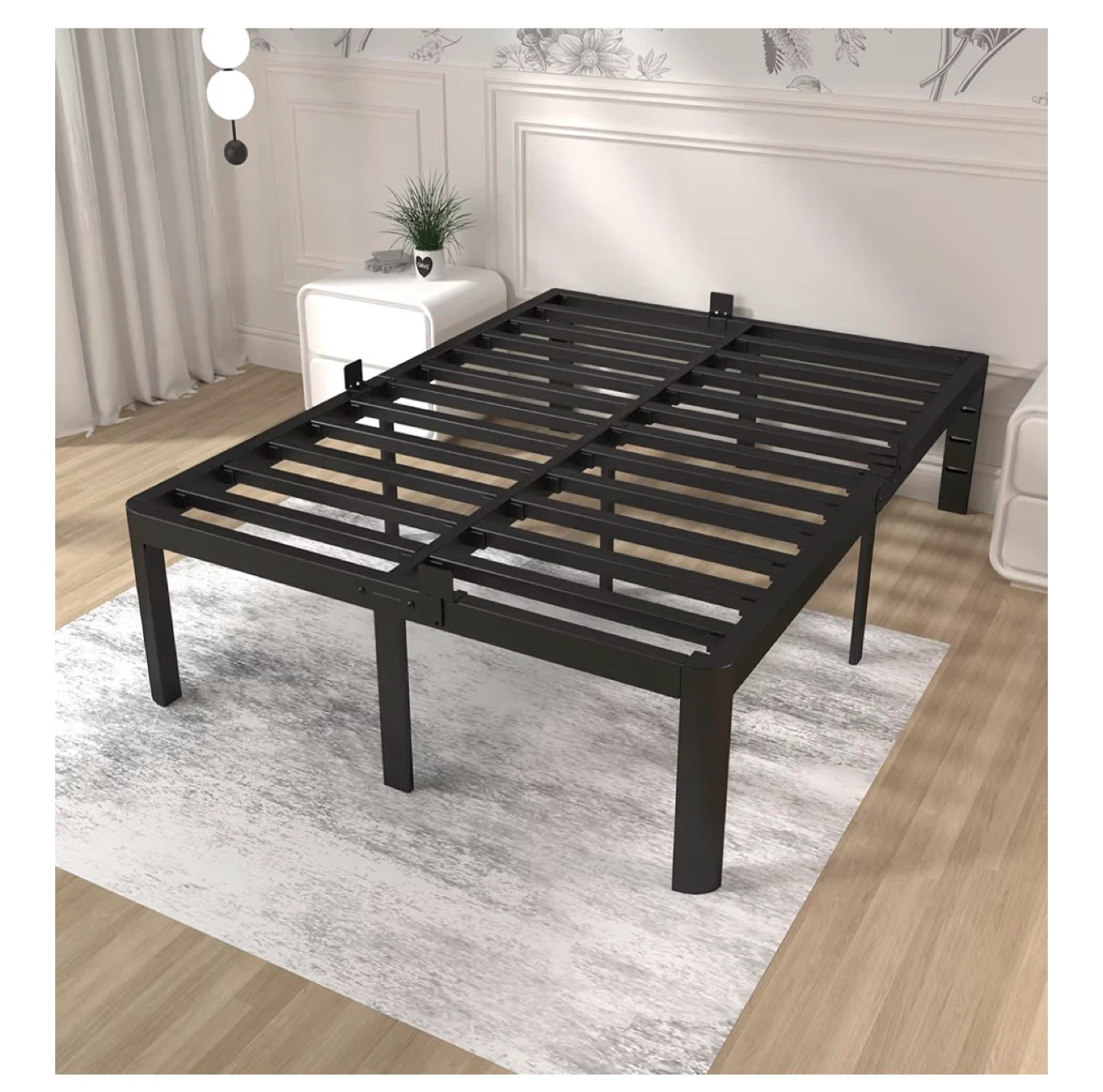 Queen Size Metal Bed Frame