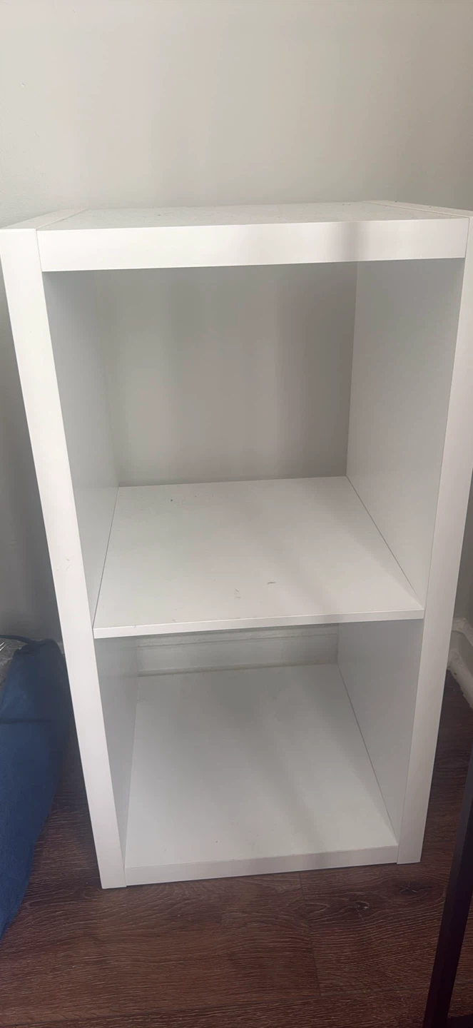 IKEA KALLAX 4-Cube Shelf Unit with Baskets