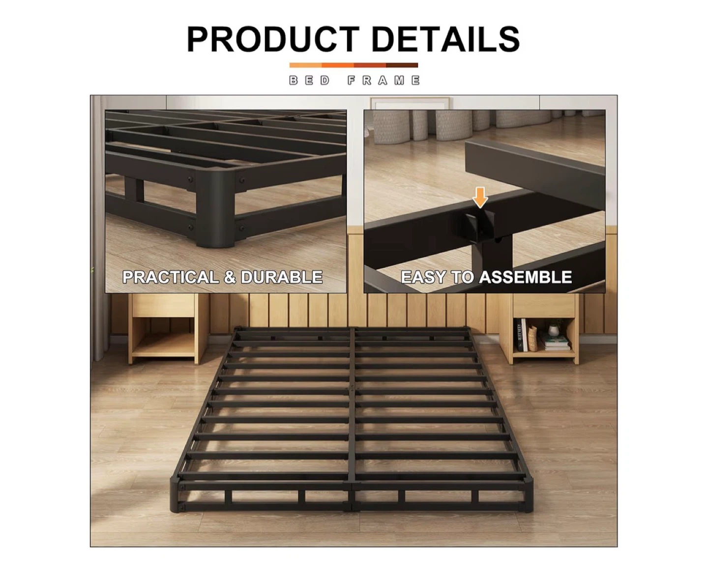 EMODA Queen Size Bed Frame - photo 5