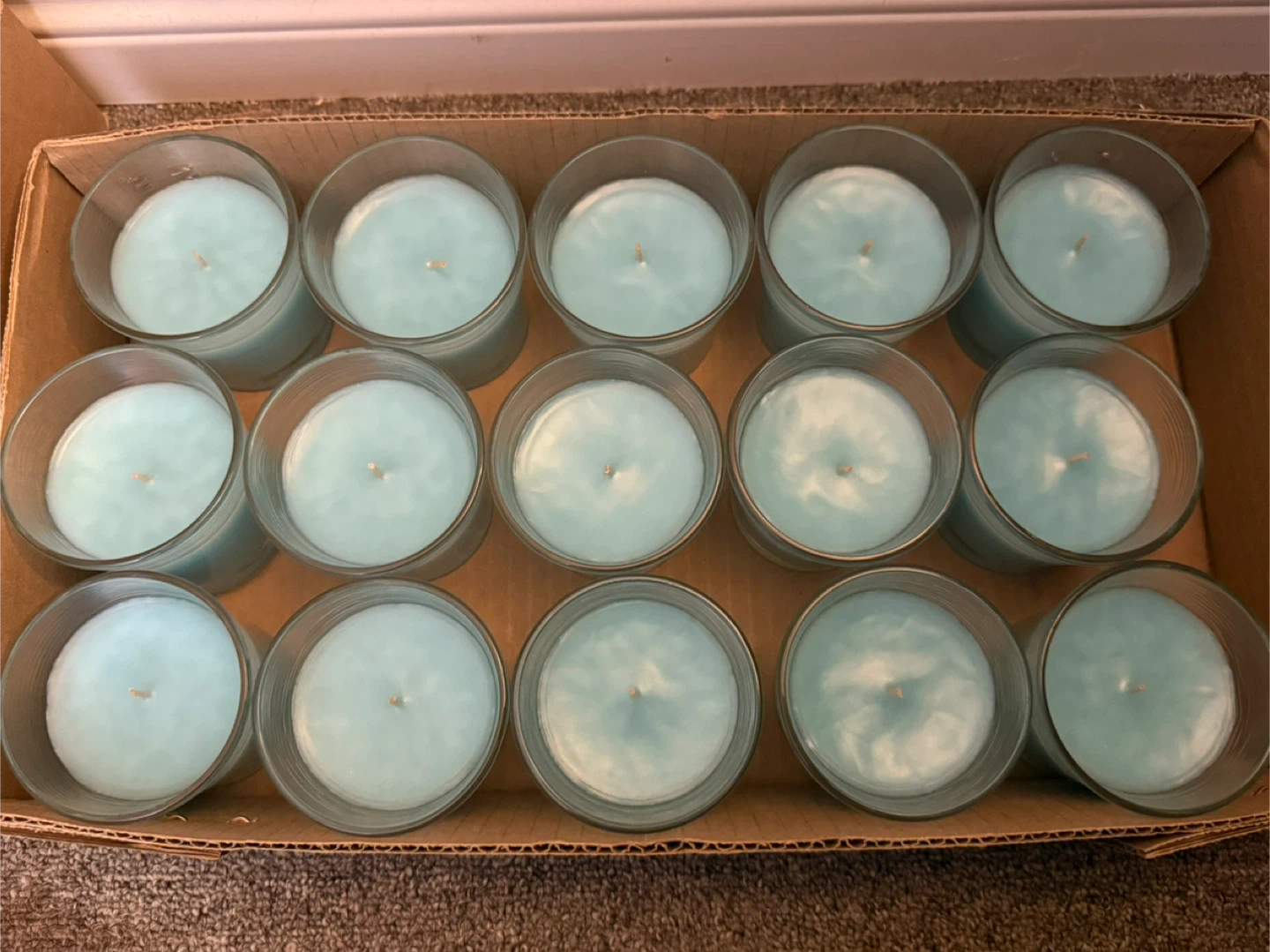 Blue Ocean Mist Scented Candles