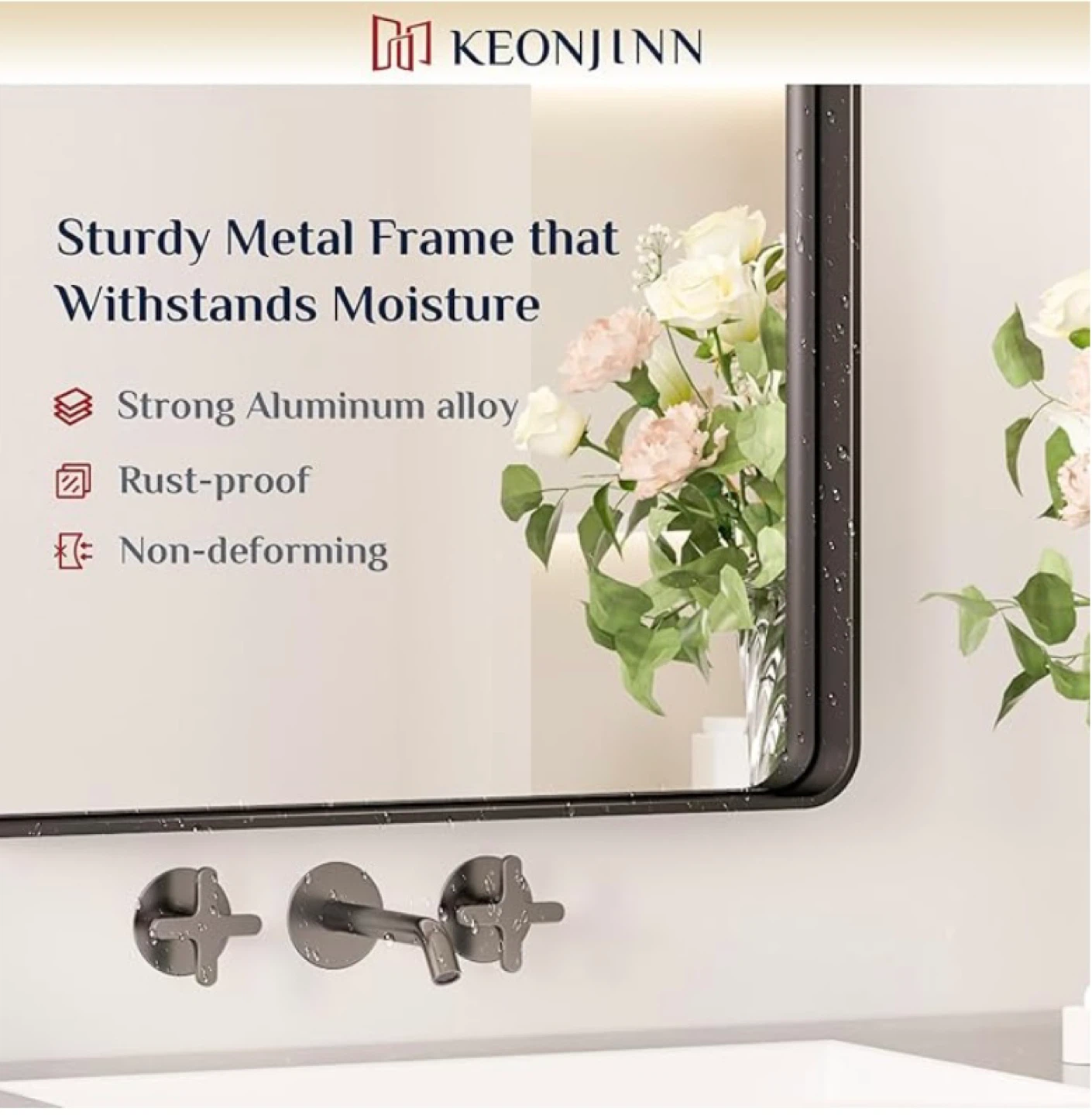 Brand New in Box 20”x 30” Matte Black Bathroom Mirror - photo 4