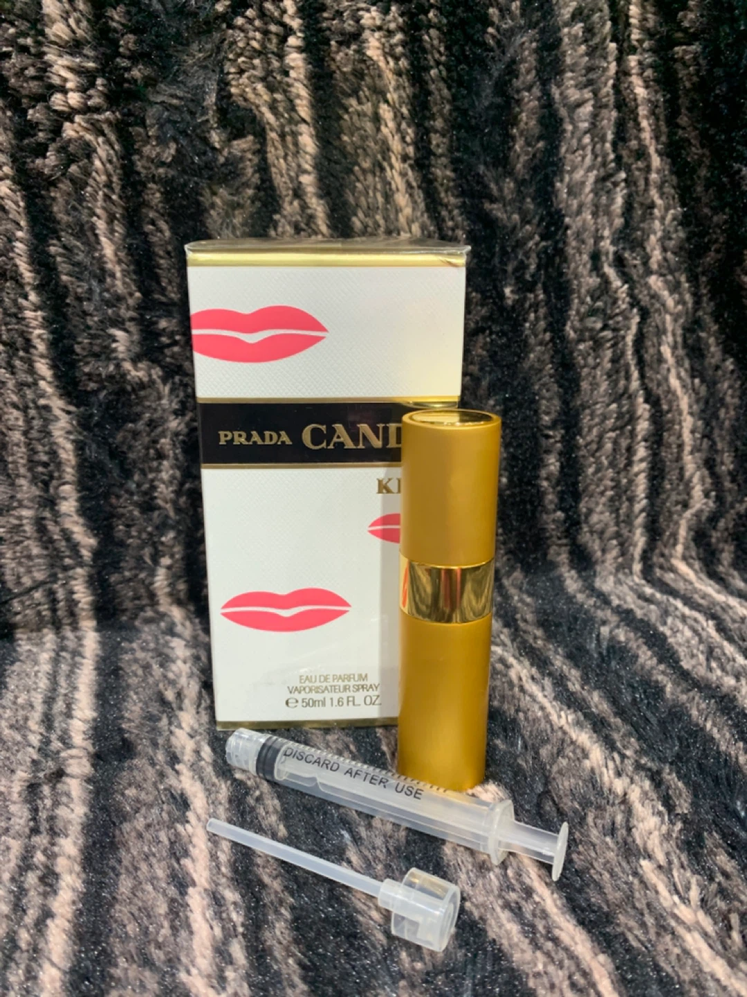 Prada Candy Kiss 50ML EDP FREE 10ML travel spray bottle kit