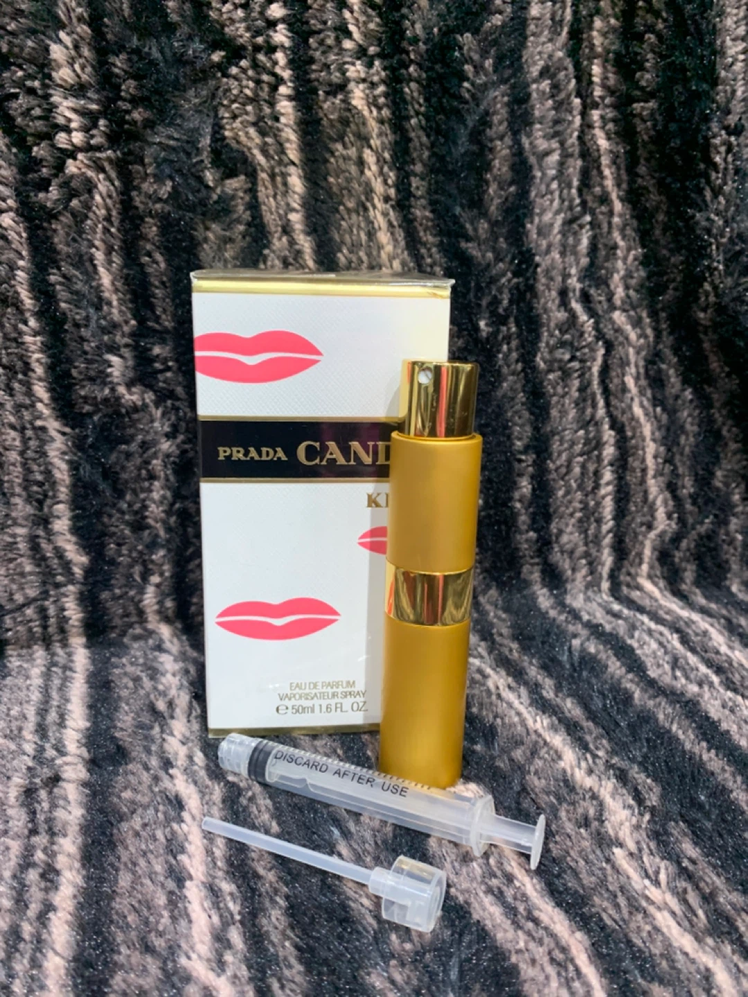 Prada Candy Kiss 50ML EDP FREE 10ML travel spray bottle kit - photo 2