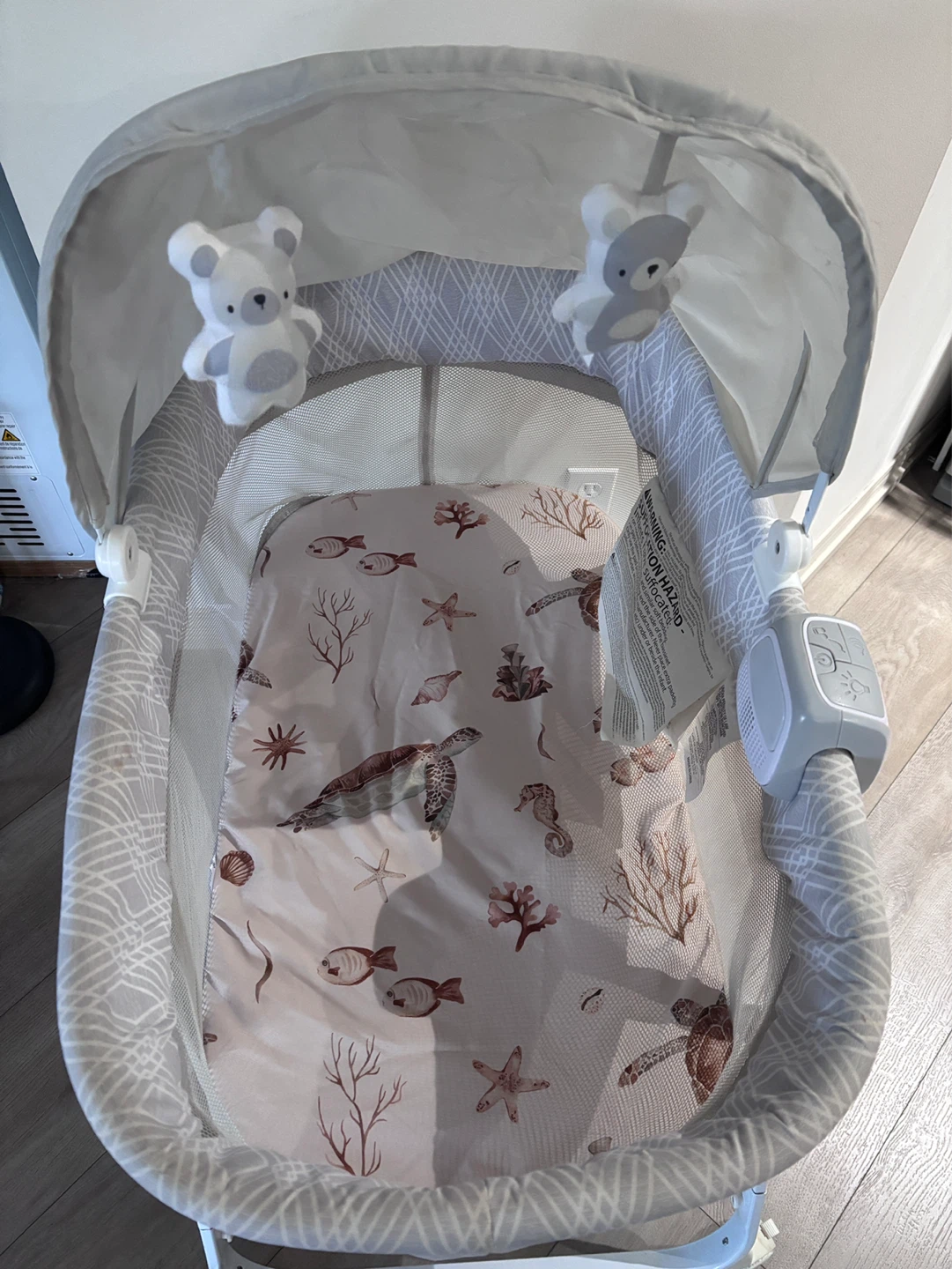 Ingenuity Bassinet with Canopy and Toys - photo 3