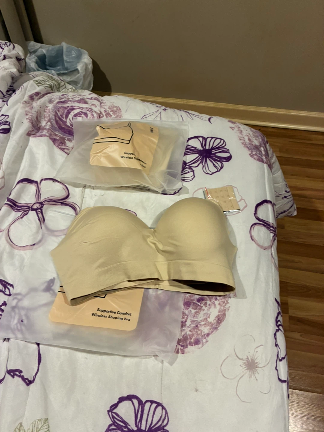 Shapermint Supportive Comfort Wireless Shaping Bra - Beige, 2XL - photo 2
