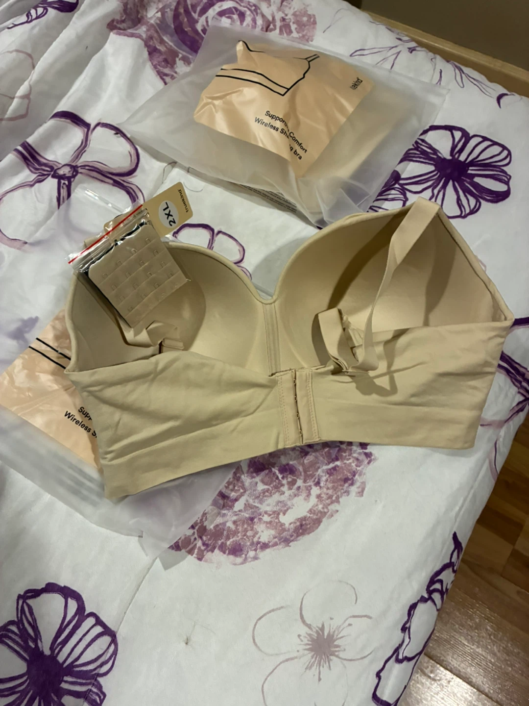 Shapermint Supportive Comfort Wireless Shaping Bra - Beige, 2XL - photo 3