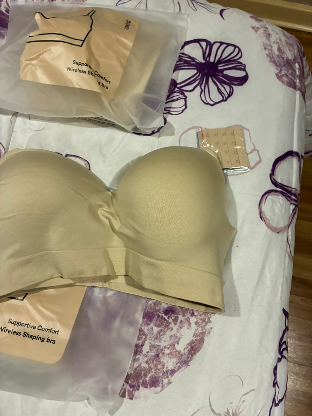 Shapermint Supportive Comfort Wireless Shaping Bra - Beige, 2XL - photo 4