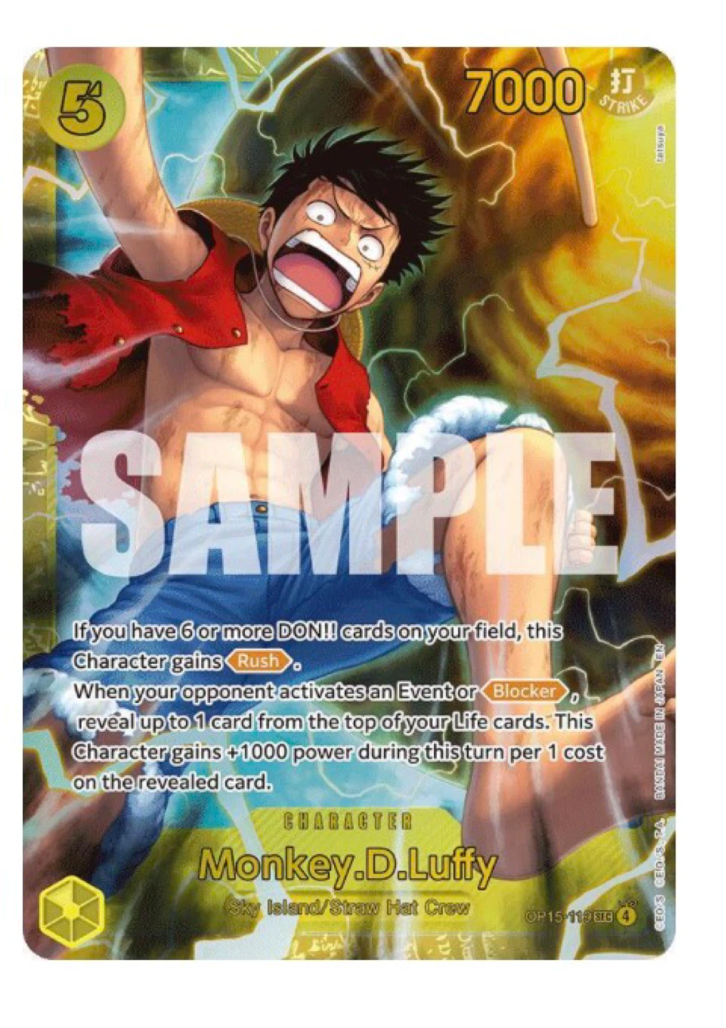 Looking for One Piece Cards YELLOW - photo 5