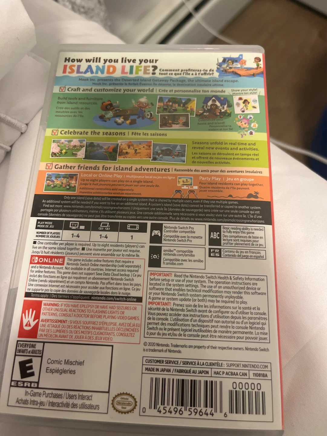 Nintendo Switch Animal Crossing: New Horizons Game - photo 2