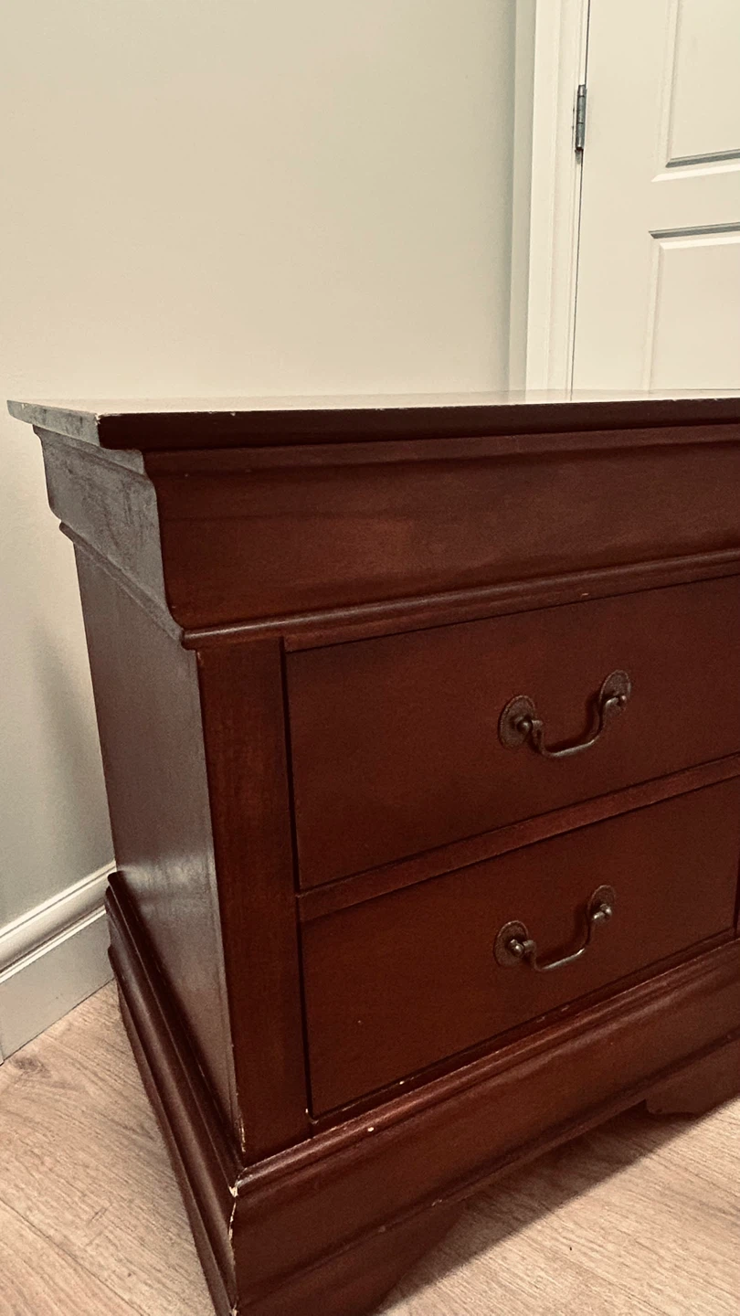 Cherry Wood Nightstands / Bedside Tables – Set of 2 - photo 2