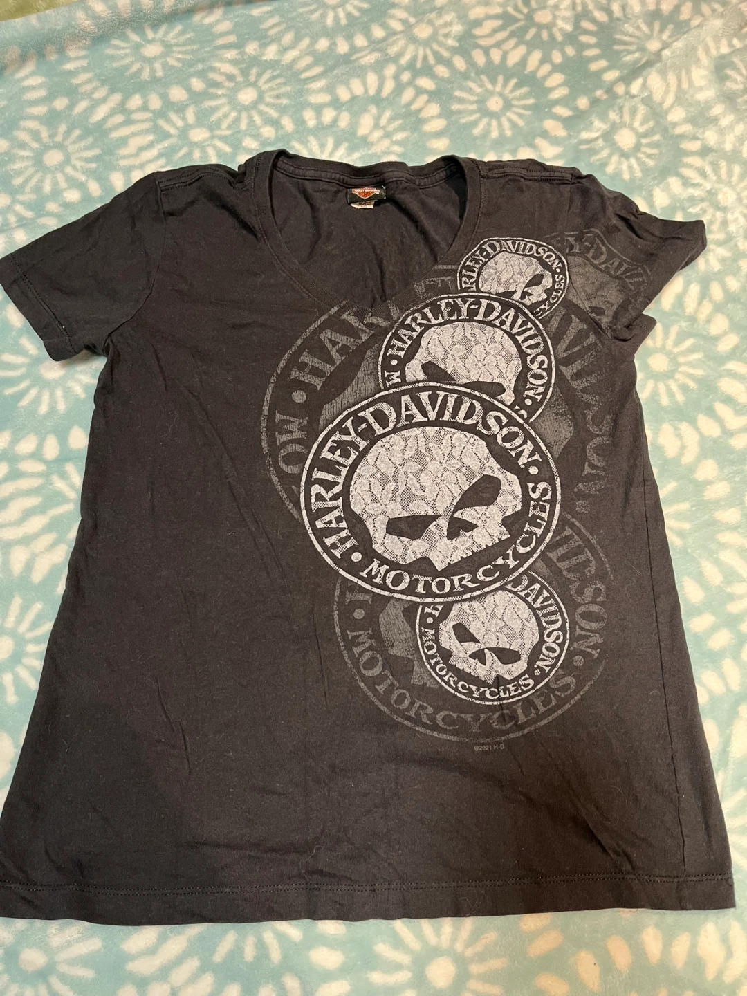 Harley-Davidson Skull Graphic T-Shirt