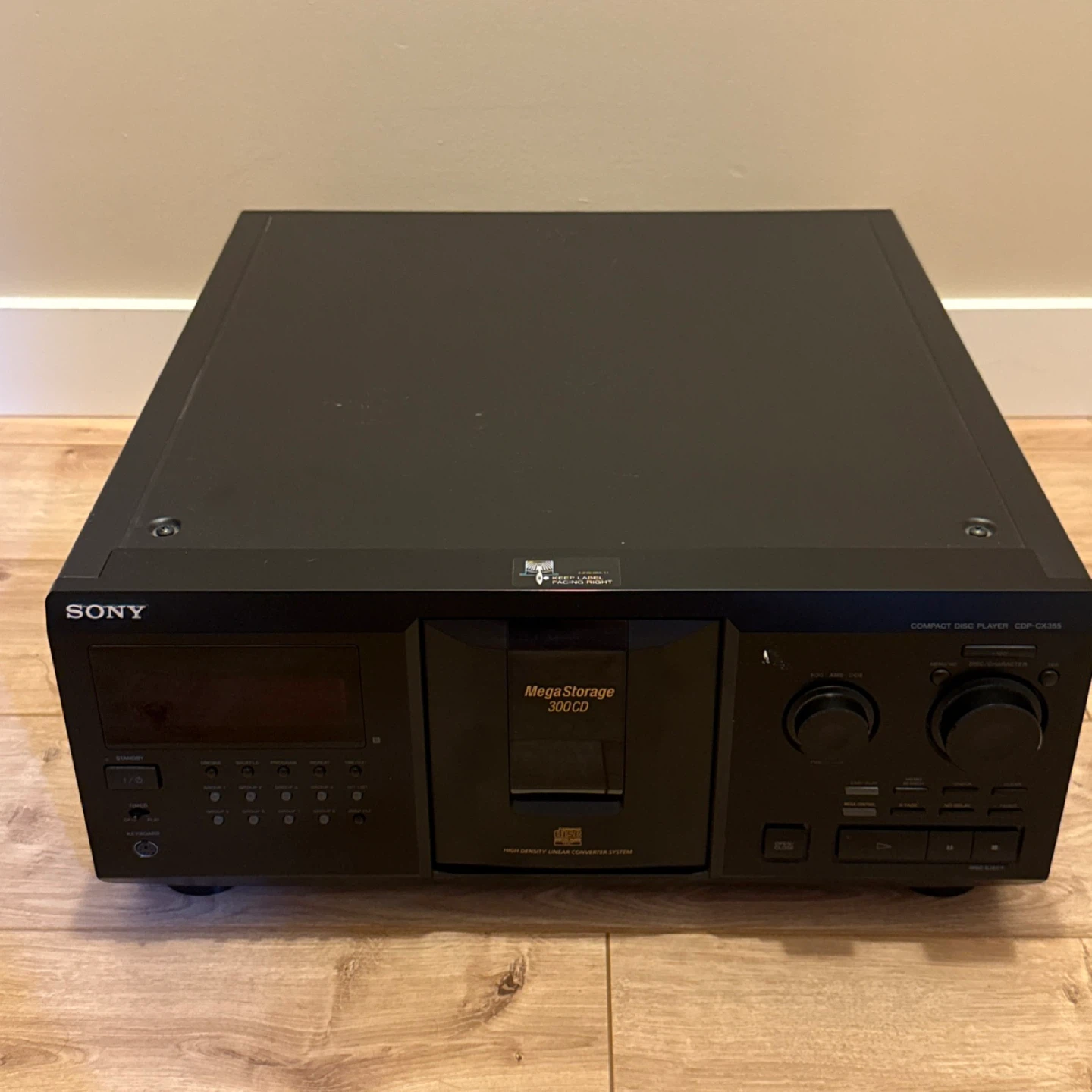 Sony MegaStorage 300 CD Compact Disc Player