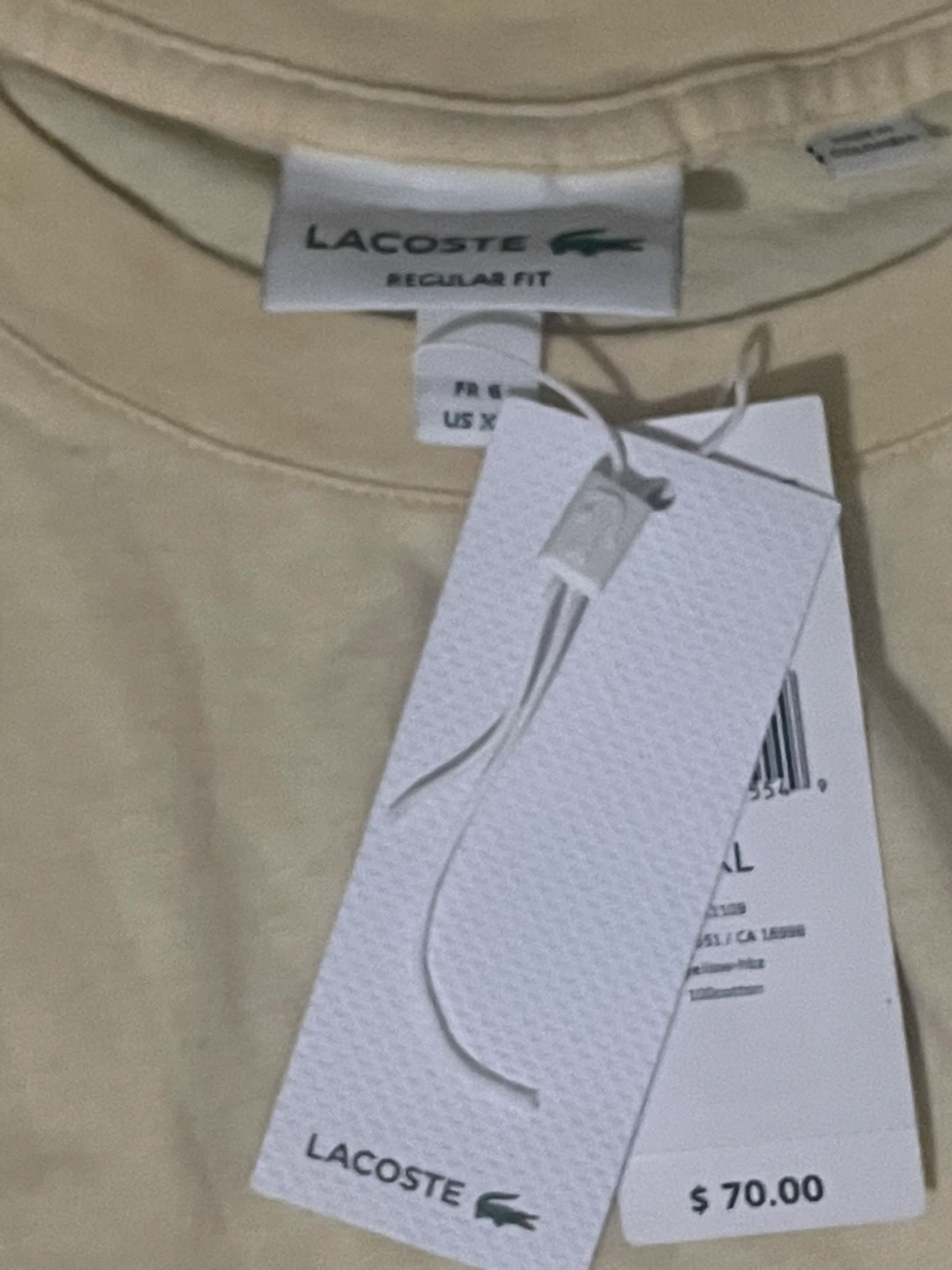 Lacoste Regular Fit T-Shirt - Beige - US XL - photo 4