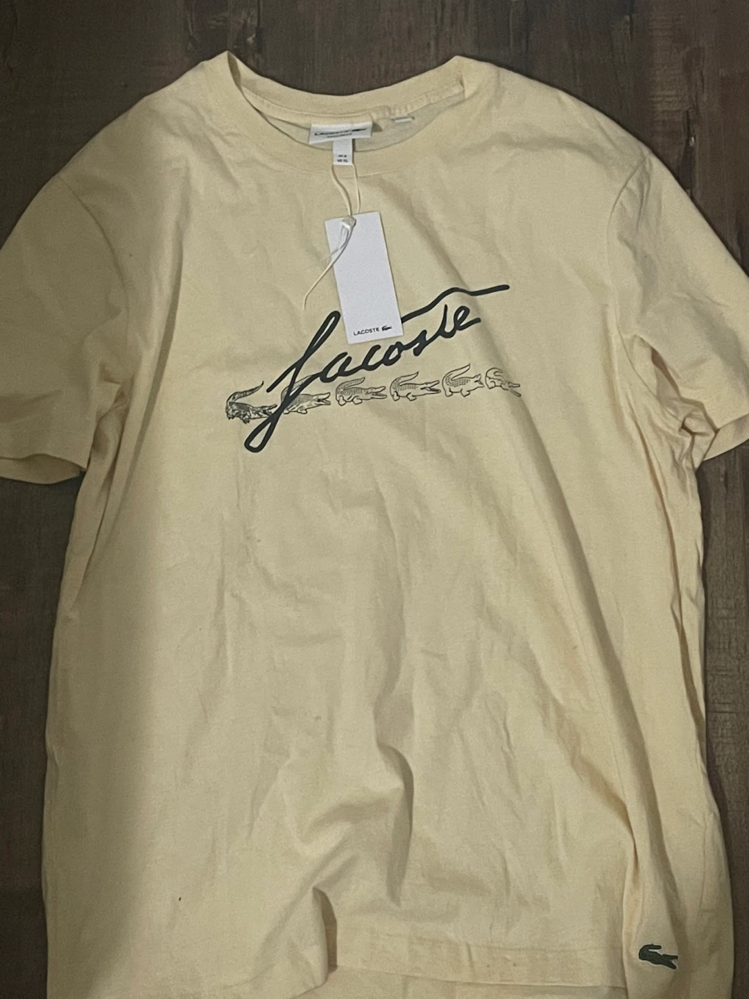 Lacoste Regular Fit T-Shirt - Beige - US XL