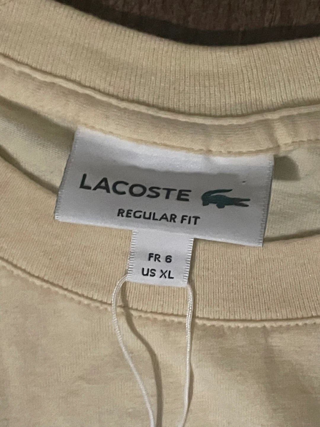 Lacoste Regular Fit T-Shirt - Beige - US XL - photo 2