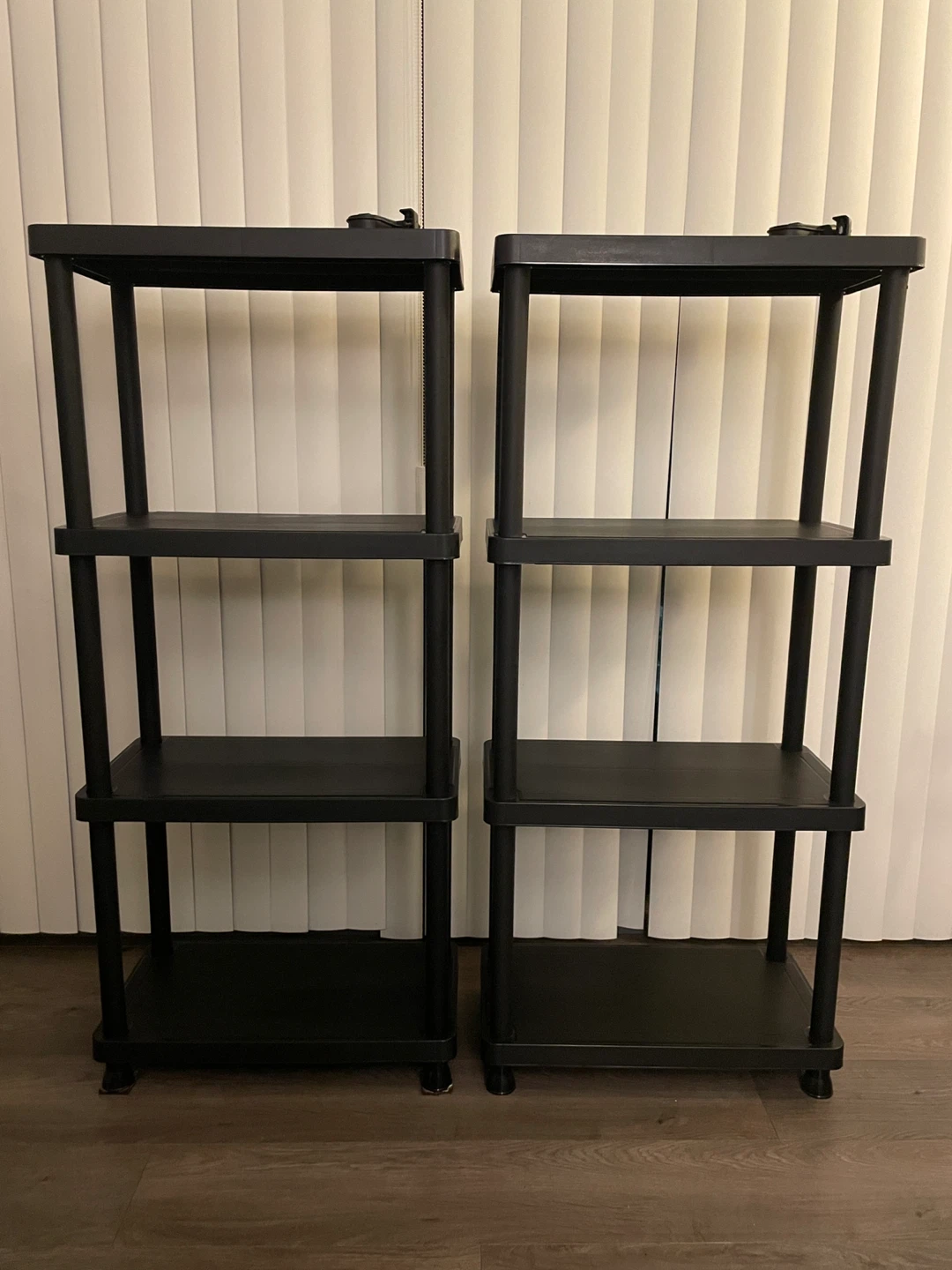 Mastercraft 4-Shelf Resin/ Plastic Storage Rack/ Shelving Units