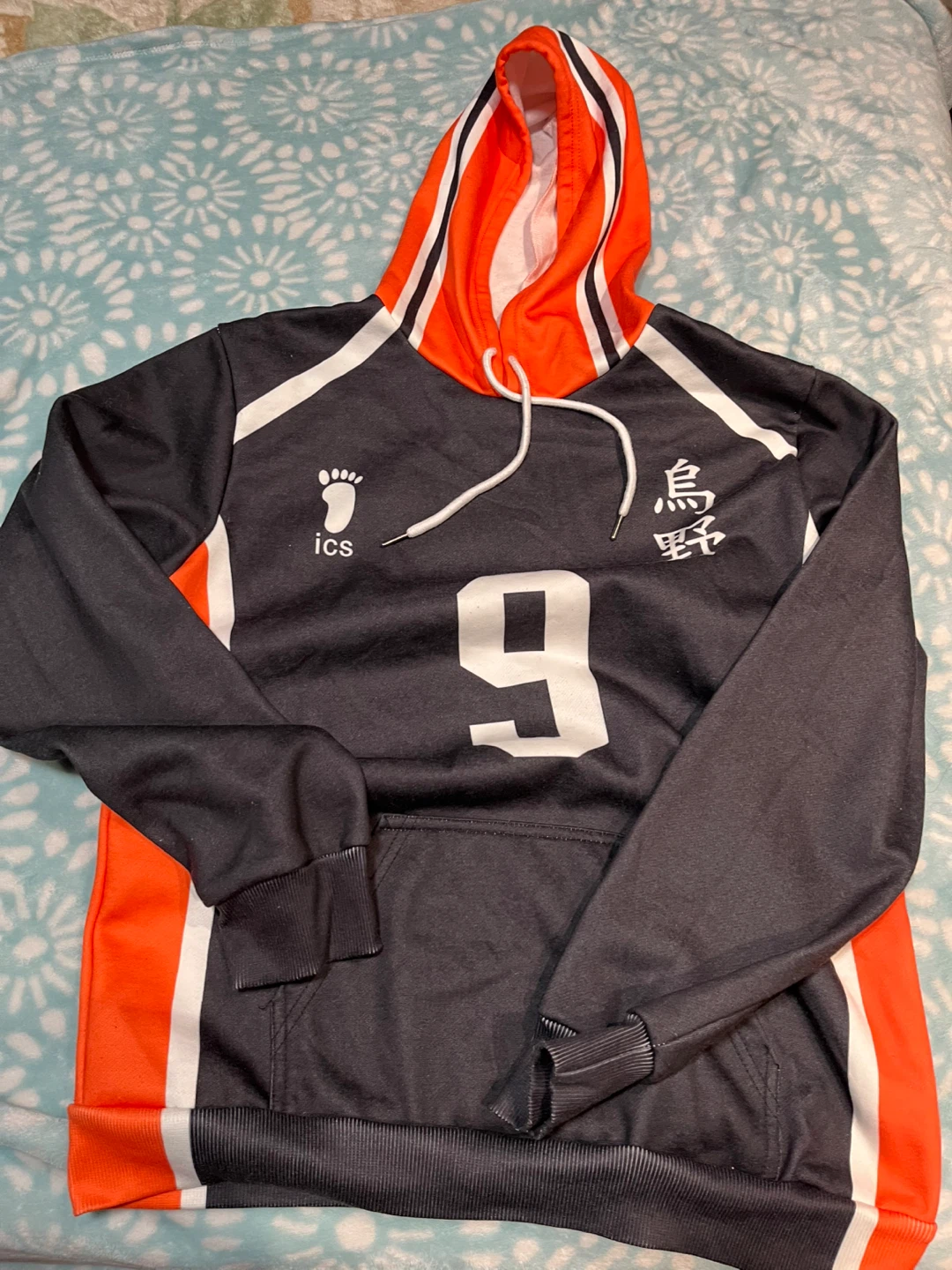 Haikyuu!! Karasuno High School Hoodie Size Large
