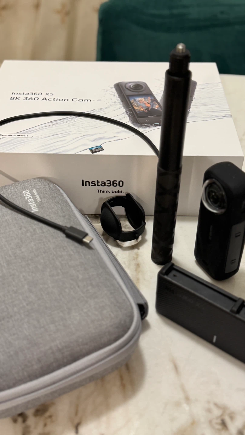 Insta360 X5 8K 360 Action Cam Essentials Bundle - photo 2