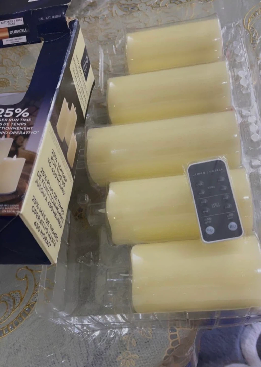 Sterno Home LED Wax Candles with Remote