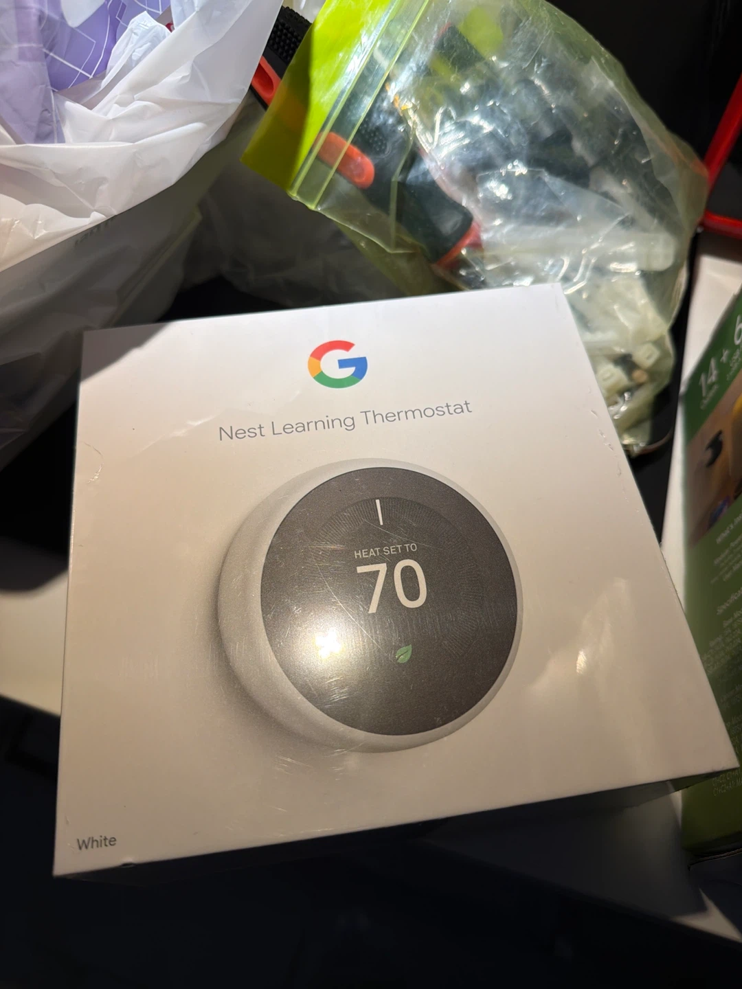 Google Nest Learning Thermostat White