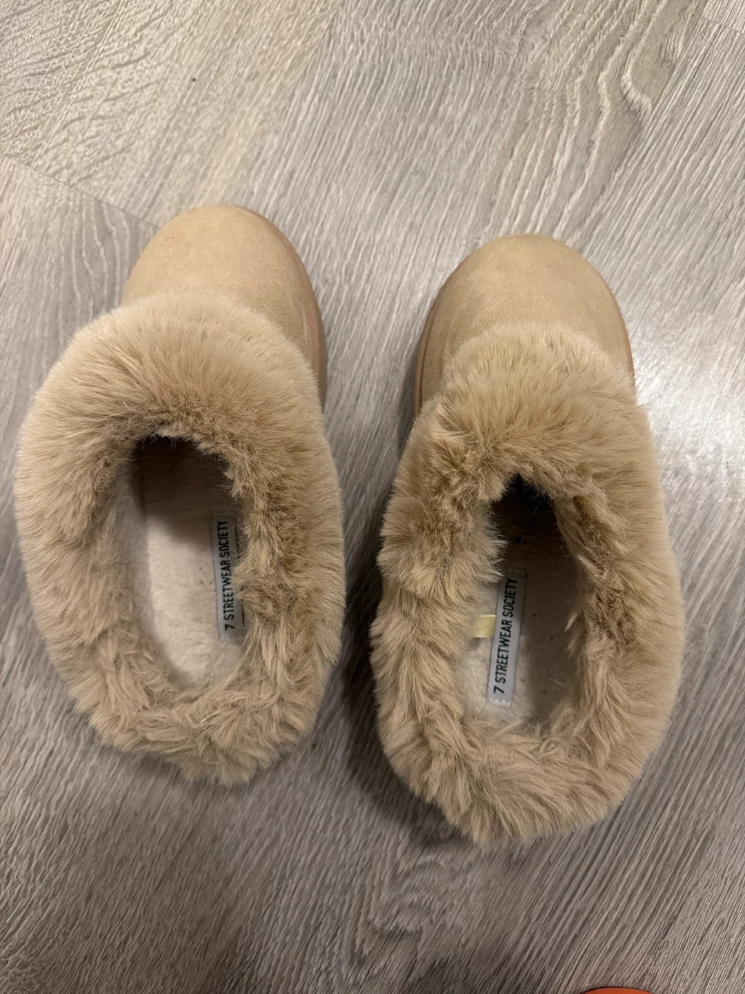 Women's Fuzzy shoes - Tan - photo 4