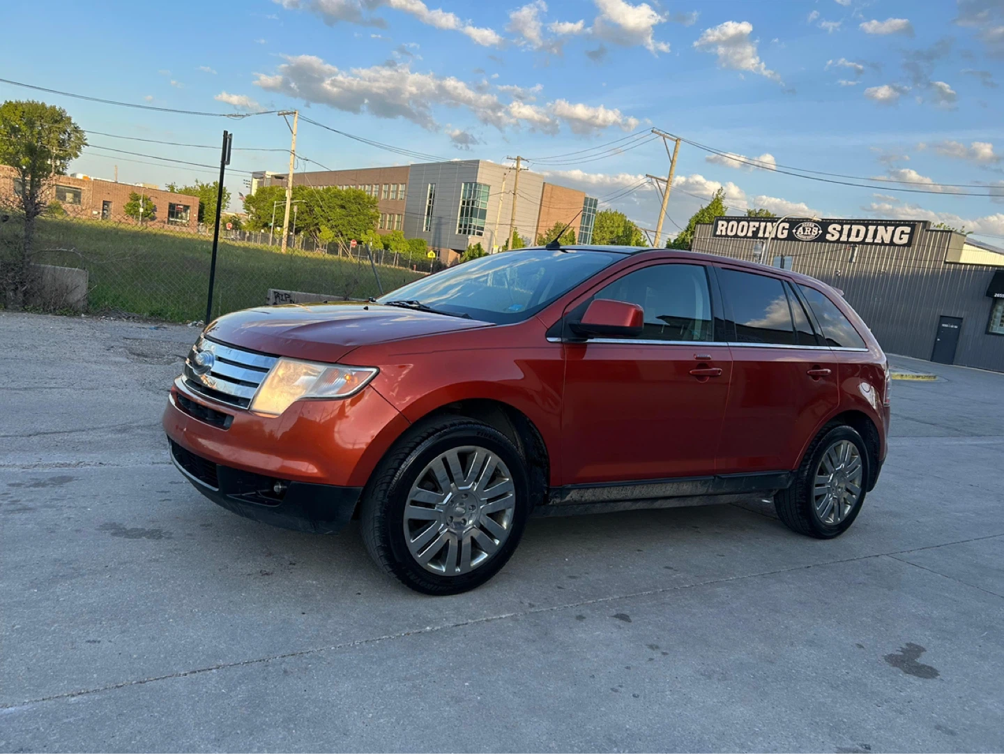 2009 Ford Edge Orange SUV con 122 mil millas