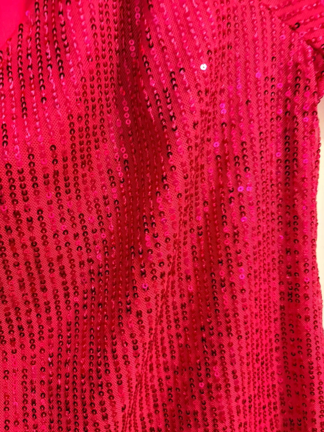 Women's L Sequined Cold Shoulder Top - photo 3