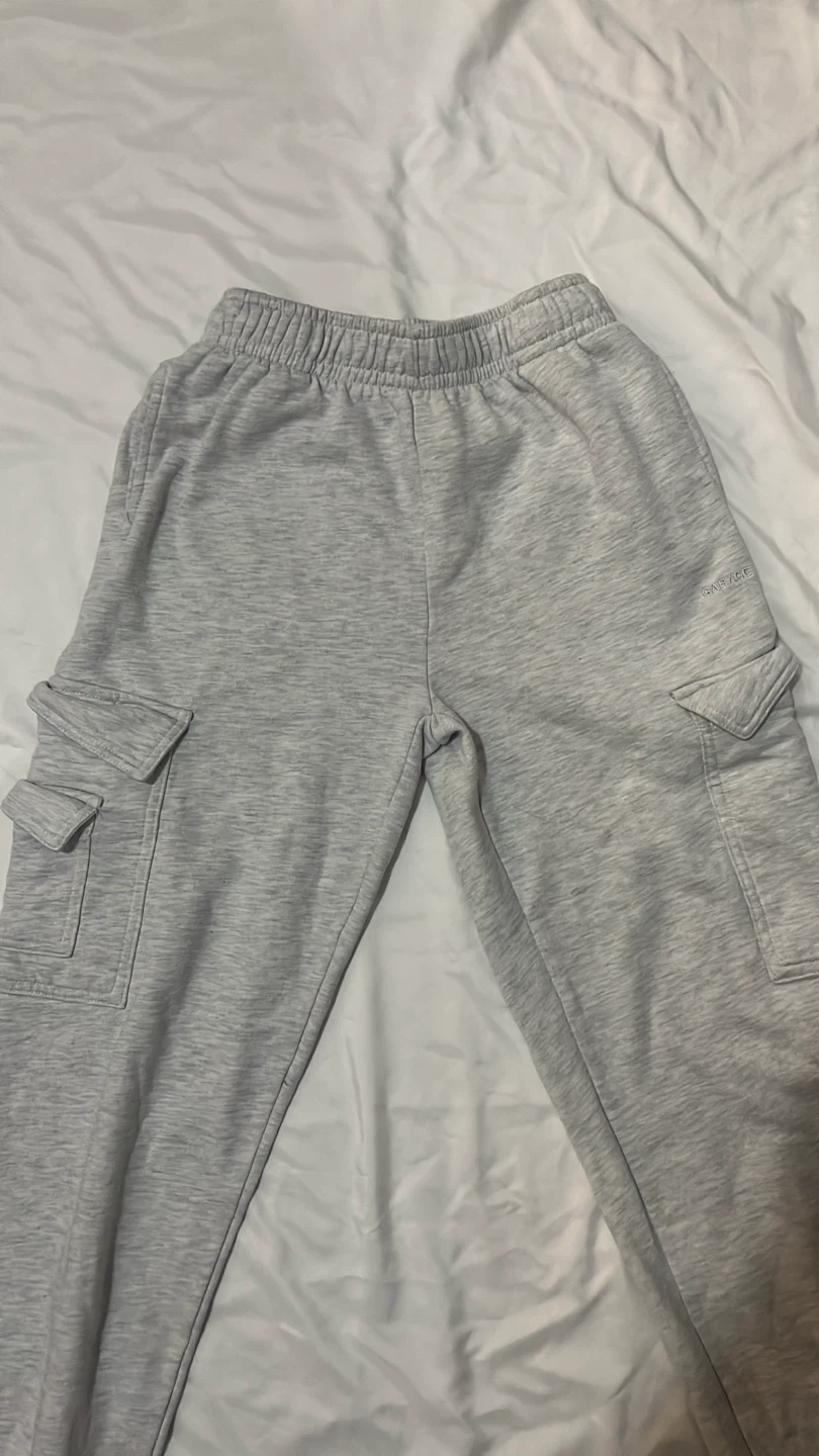 Garage Grey Cargo Sweatpants - TP/XS