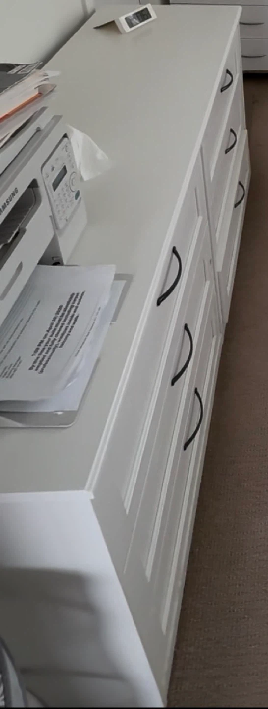 IKEA White SONGESAND 6-Drawer Dresser