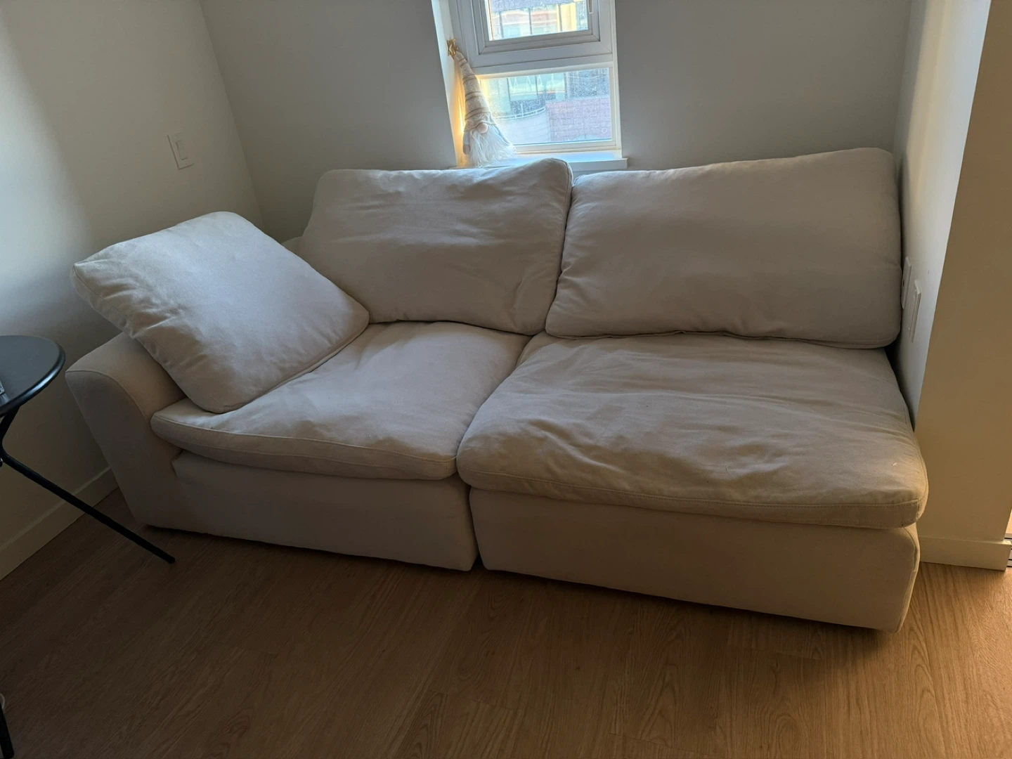 Light Cream Sectional Sofa