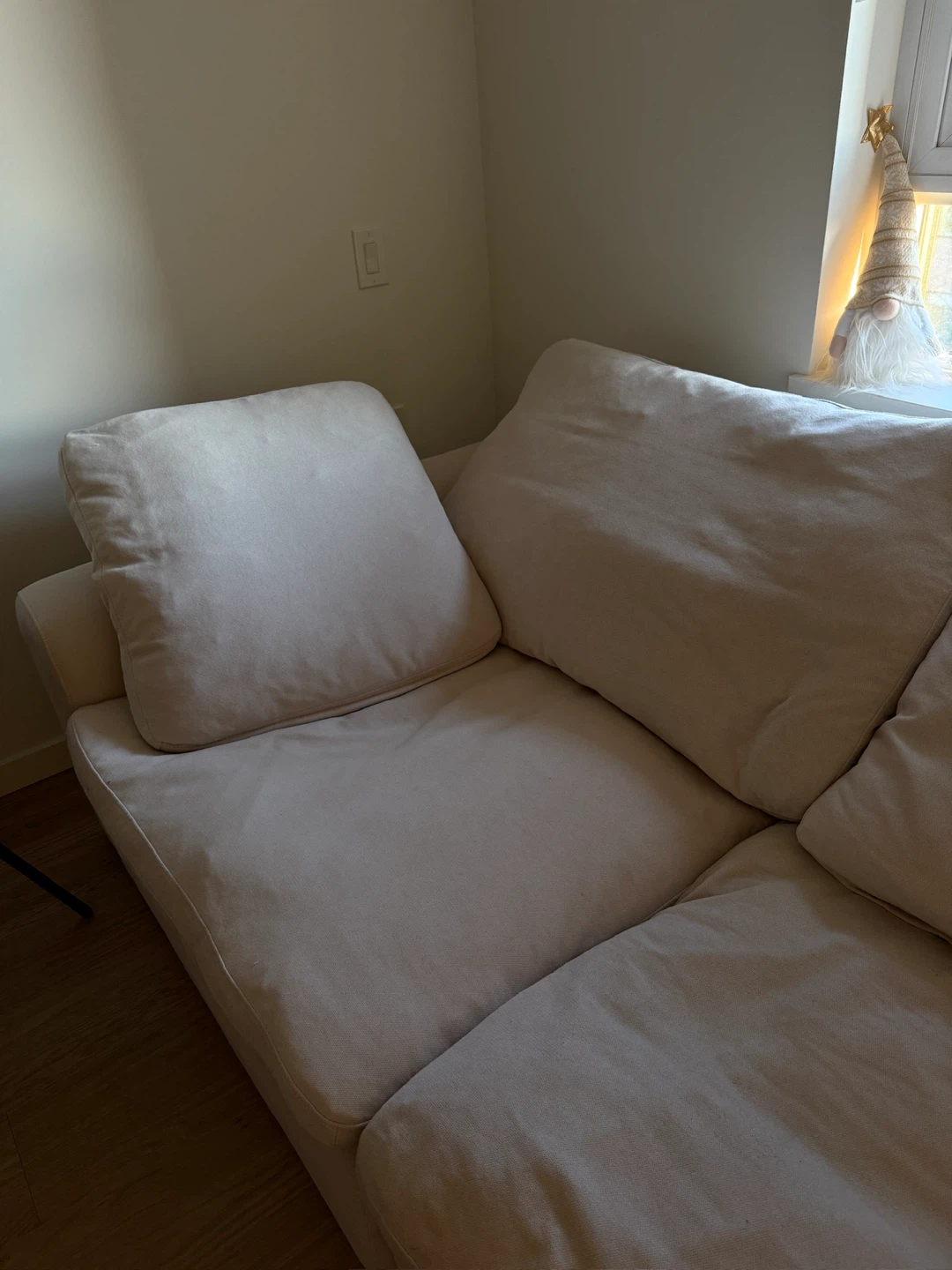 Light Cream Sectional Sofa - photo 5