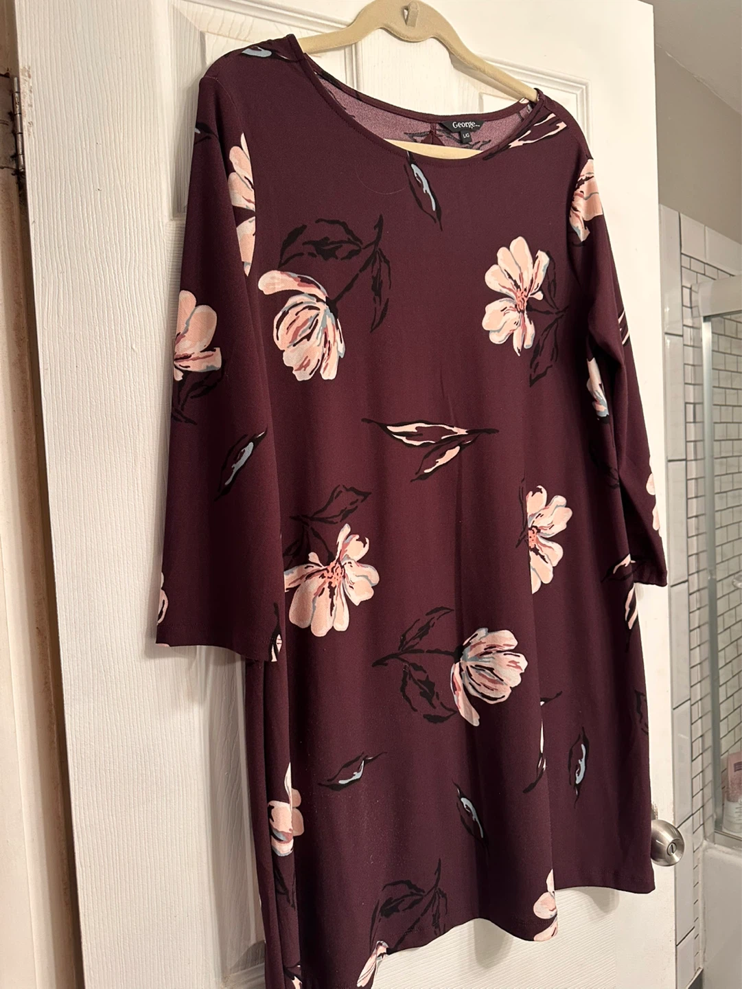 floral dress - Lg/XL