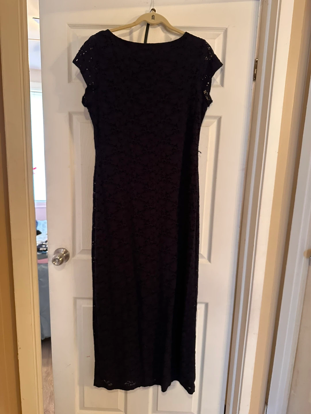 Laura navy blue  Lace Sheath Dress - photo 5