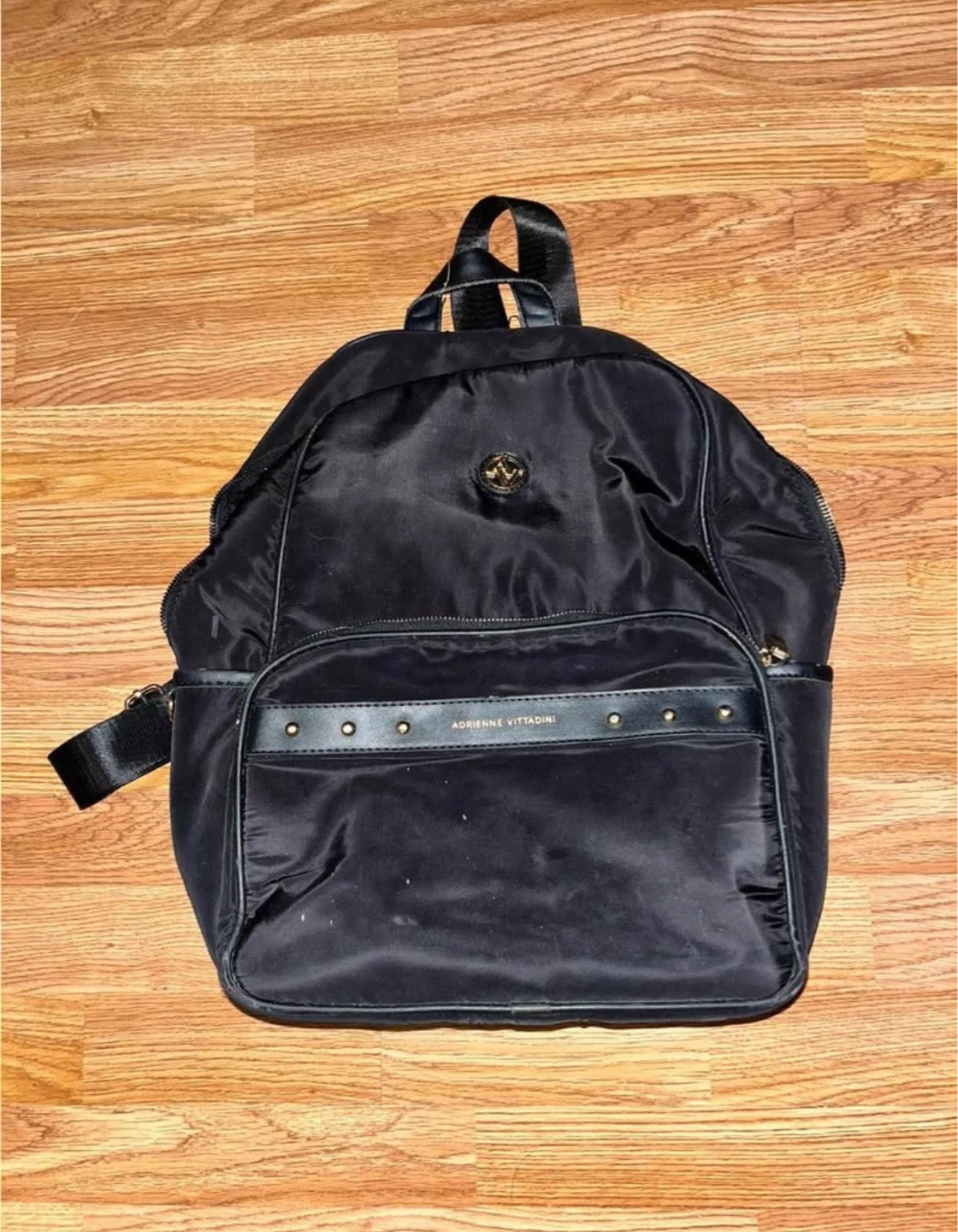 Adrienne Vittadini Black Backpack